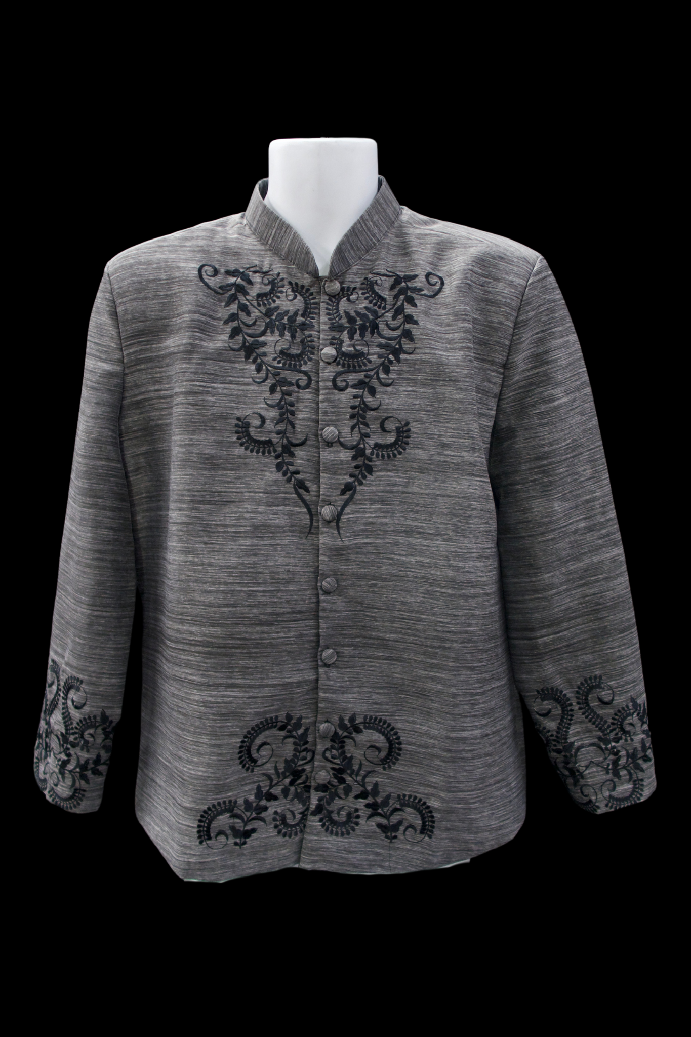 Jusilyn Coat Barong - Pina Black