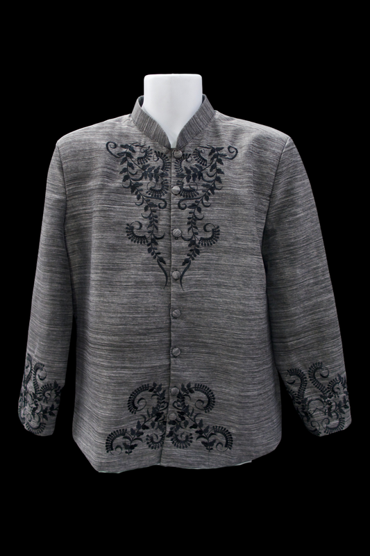 Jusilyn Coat Barong - Pina Black