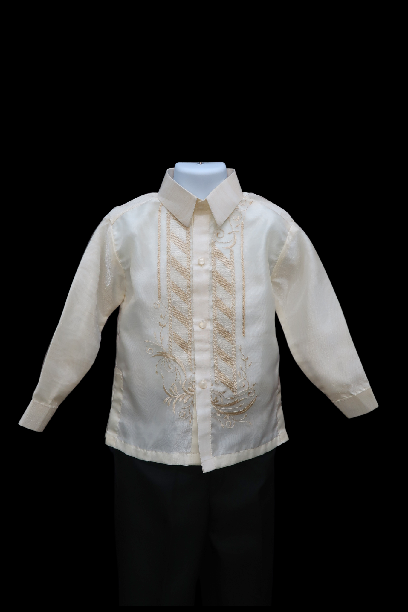 Kid's Pina Organza Barong - 03 Barber