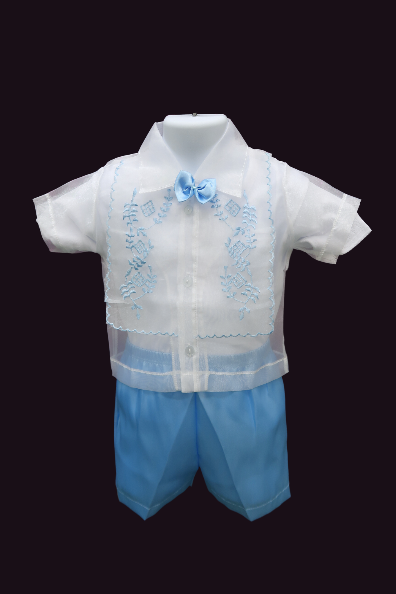 Organza Baptism Set - Blue