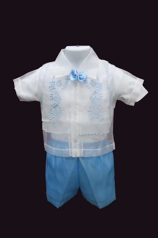 Organza Baptism Set - Blue