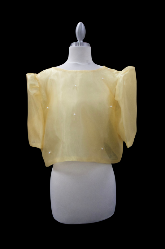 Modern Pearl Kimona - Pastel Yellow