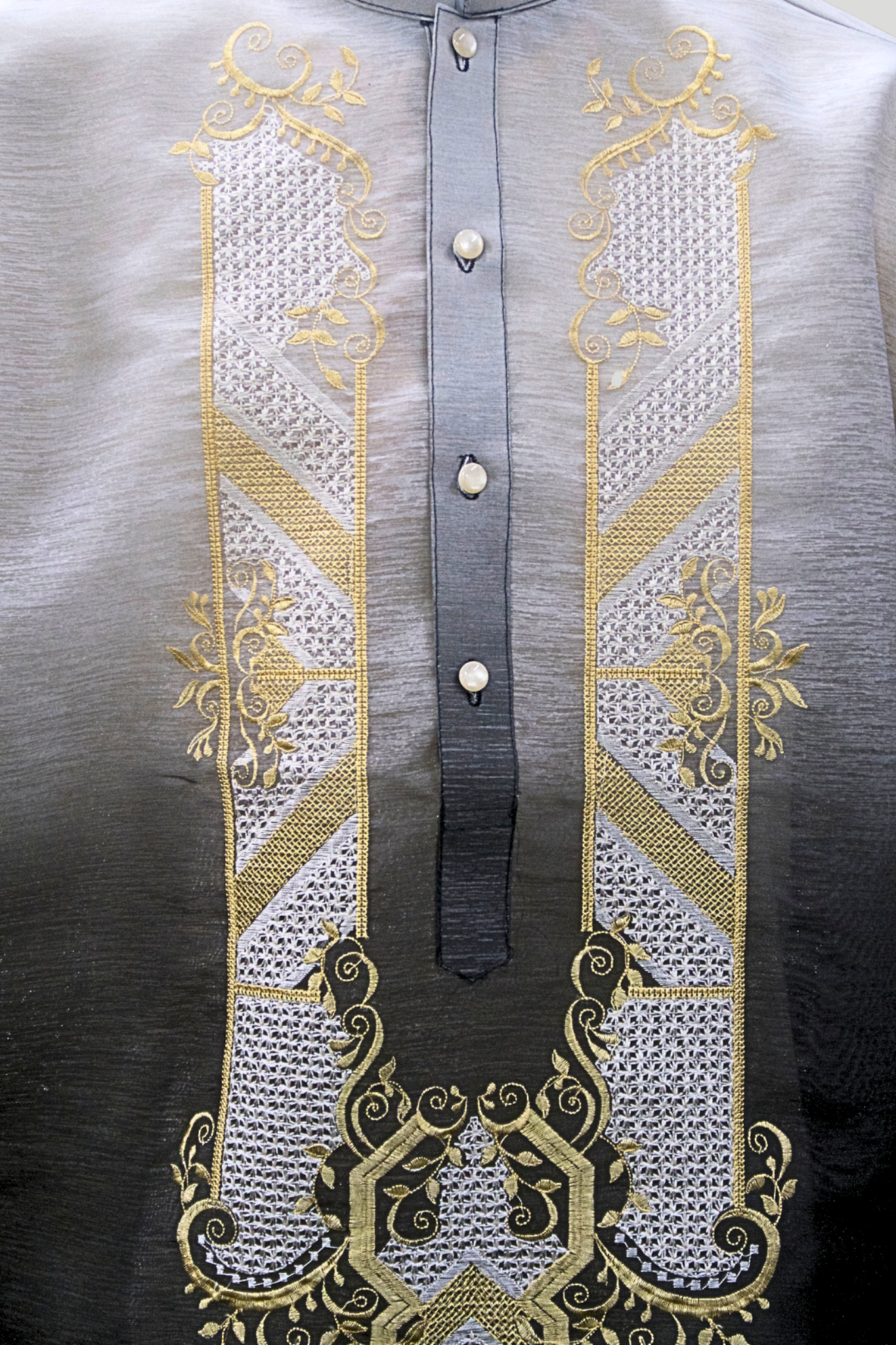 Jusilyn Barong - Black Ombre w/ Gold