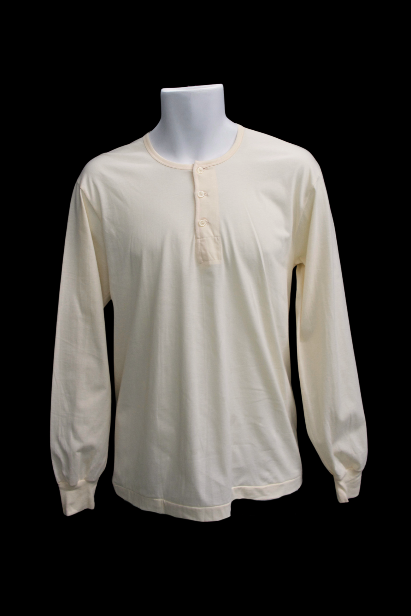 Beige Camisa De Chino Long Sleeve CMC Boutique LV