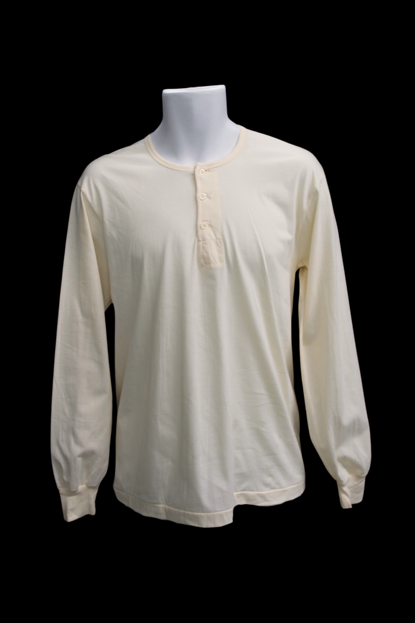 Beige Camisa De Chino - Long Sleeve