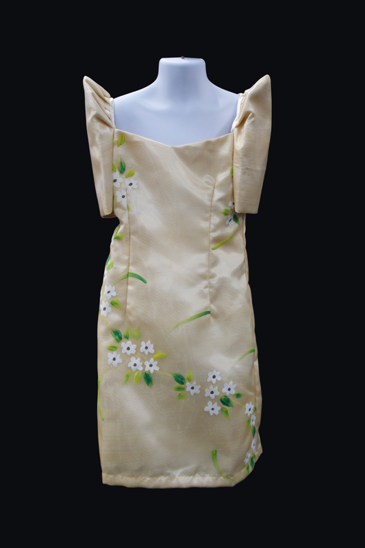 Girl's Hand Painted Barong Dress 2