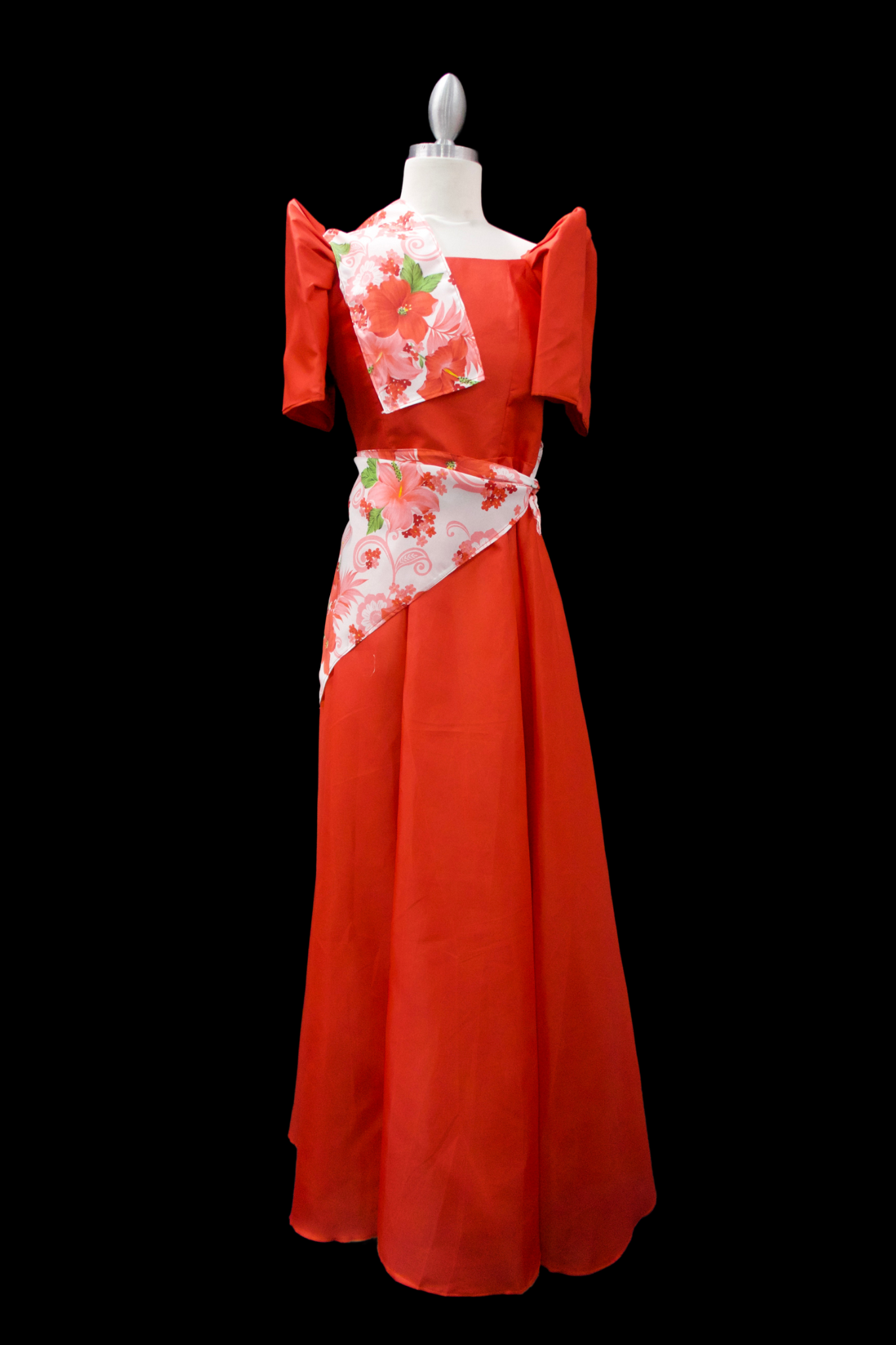 Women's Balintawak Geena Dress- Red Floral