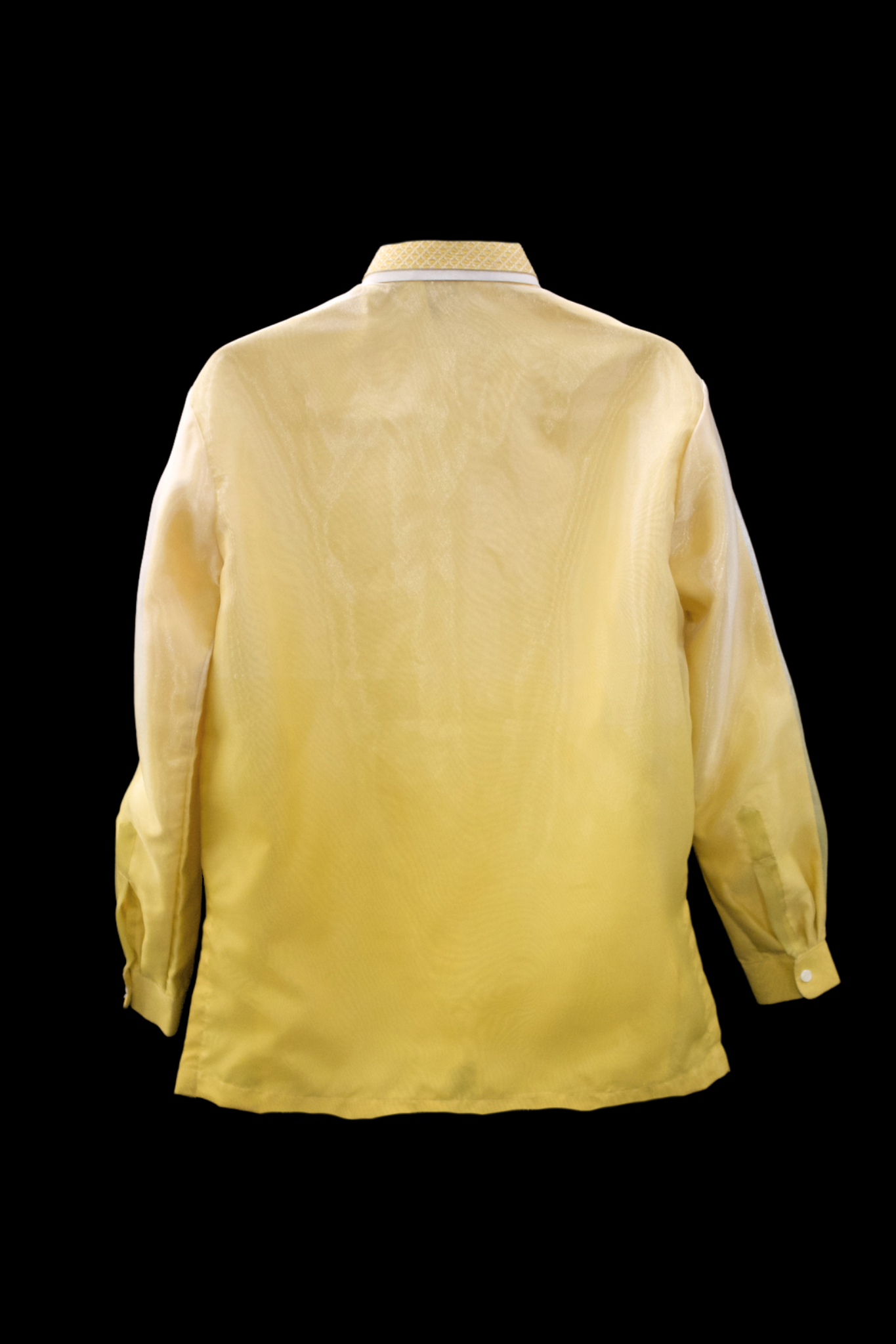 Yellow Gold Organza Barong