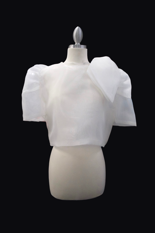Mara Blouse w/ Bow - White