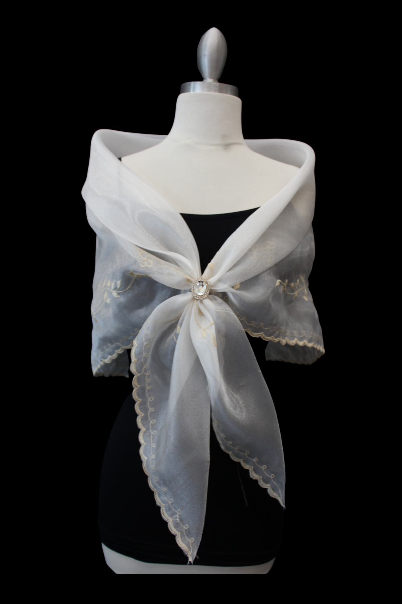 Embroidered Alampay - Ivory #2