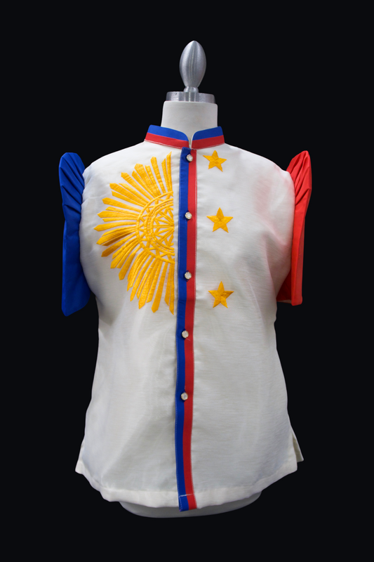 LIMITED EDITION: Pinoy Pride Mestiza Barong Blouse