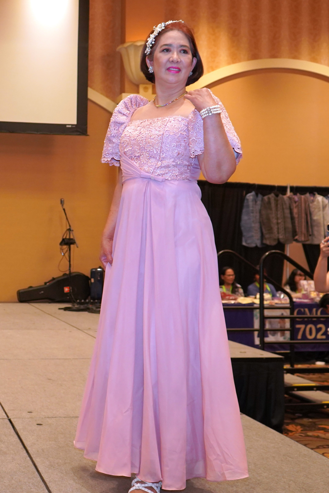 Prada Lace Mestiza Gown - Old Rose