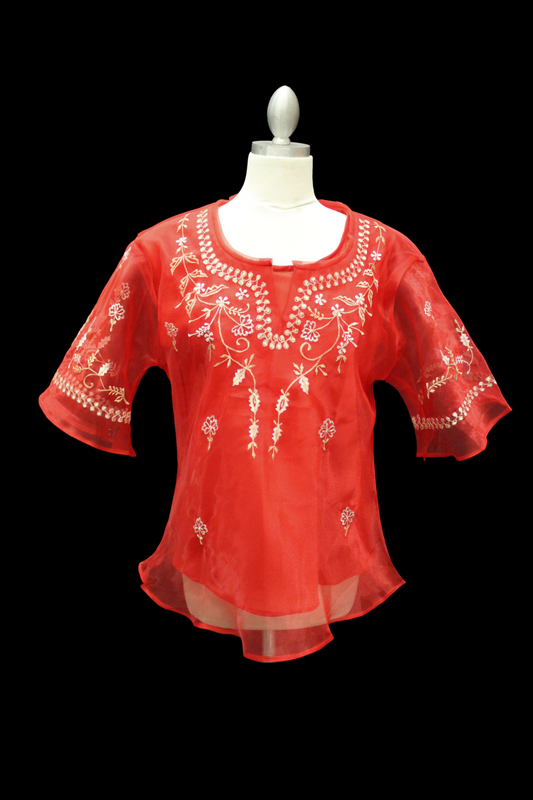 Kimona w/ Camisole - Red