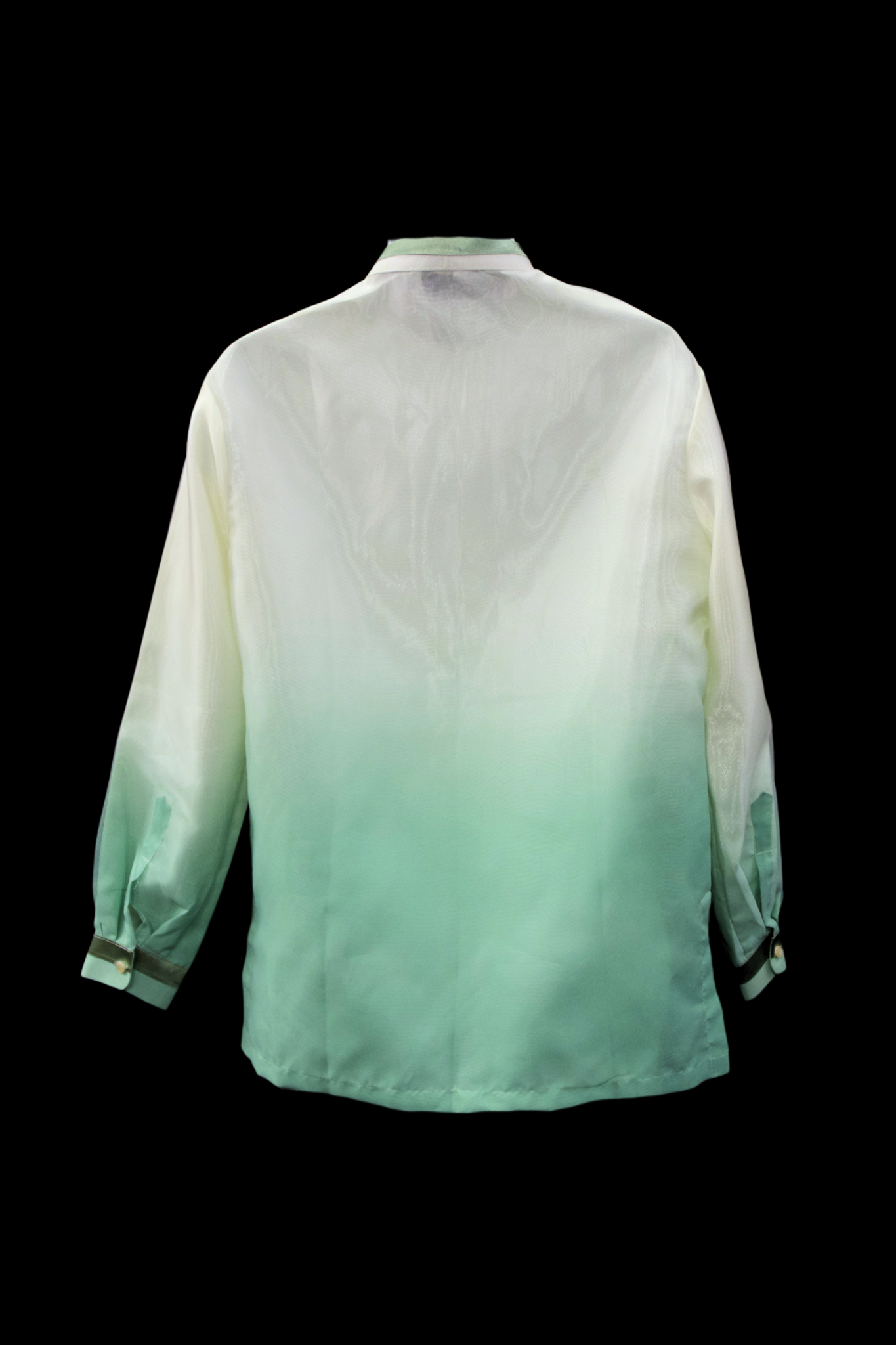 Sage Green Organza Barong - Barber