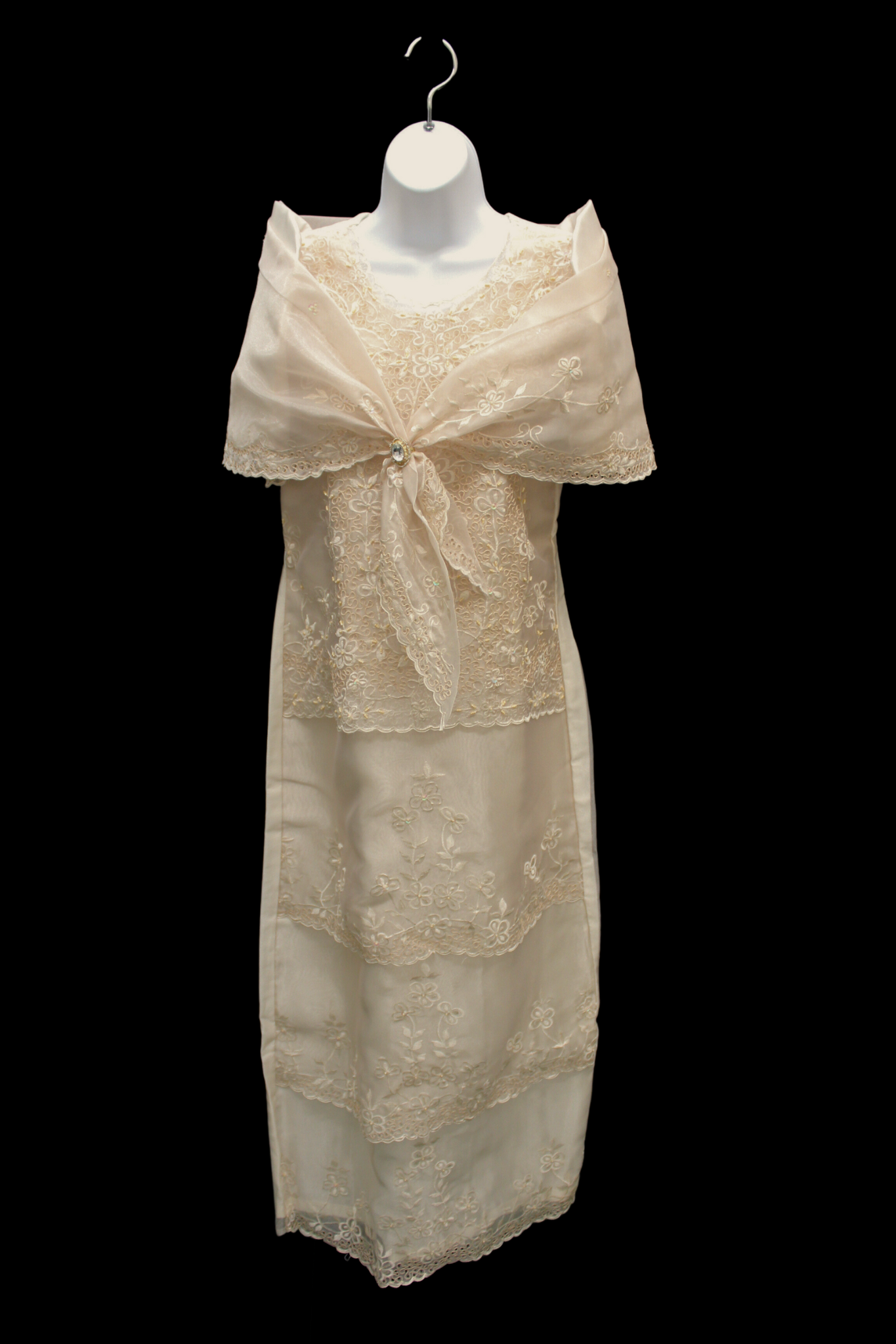 maria clara dress Maria Clara Lace Gown w/ Alampay – CMC Boutique LV
