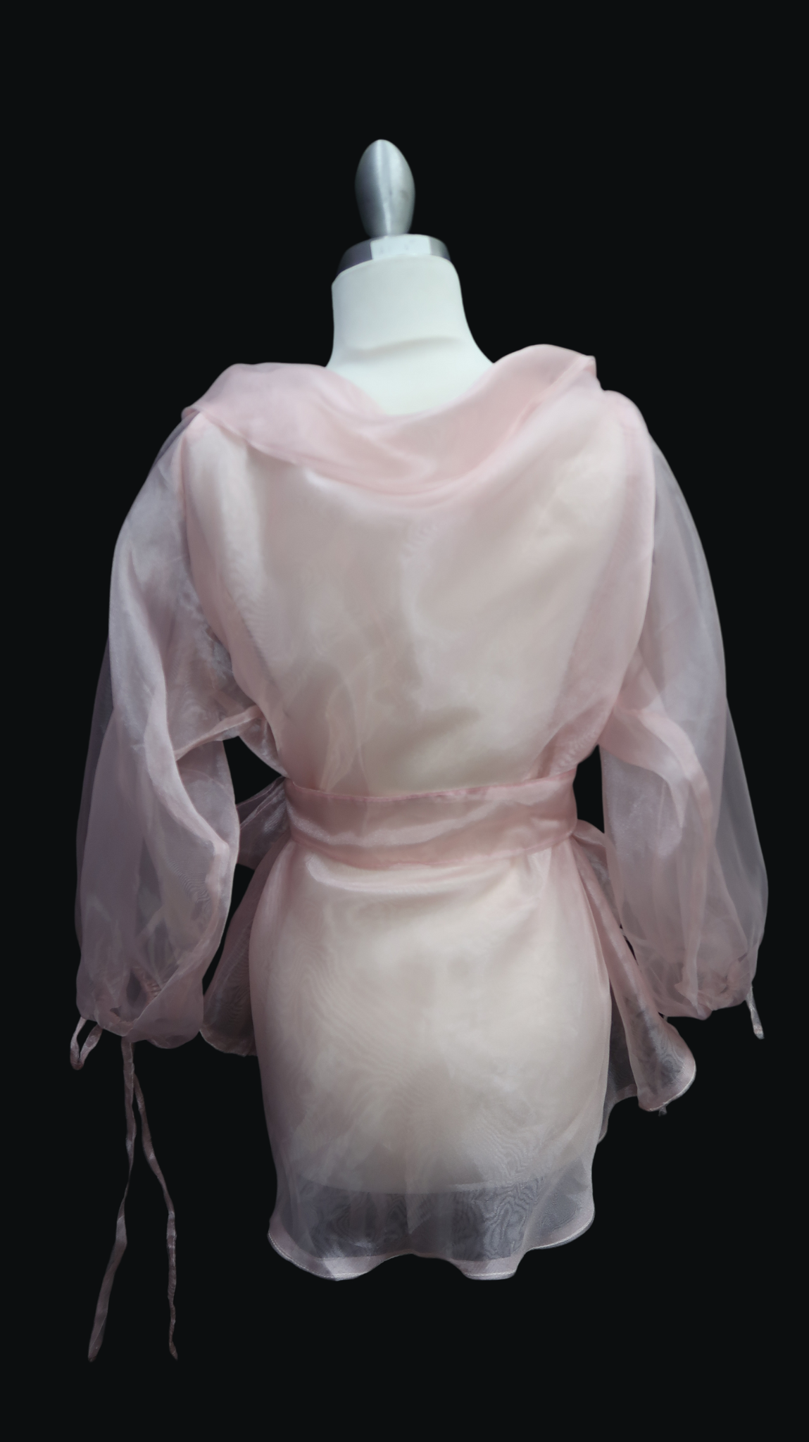 Blush Pink Long Sleeve Wrap