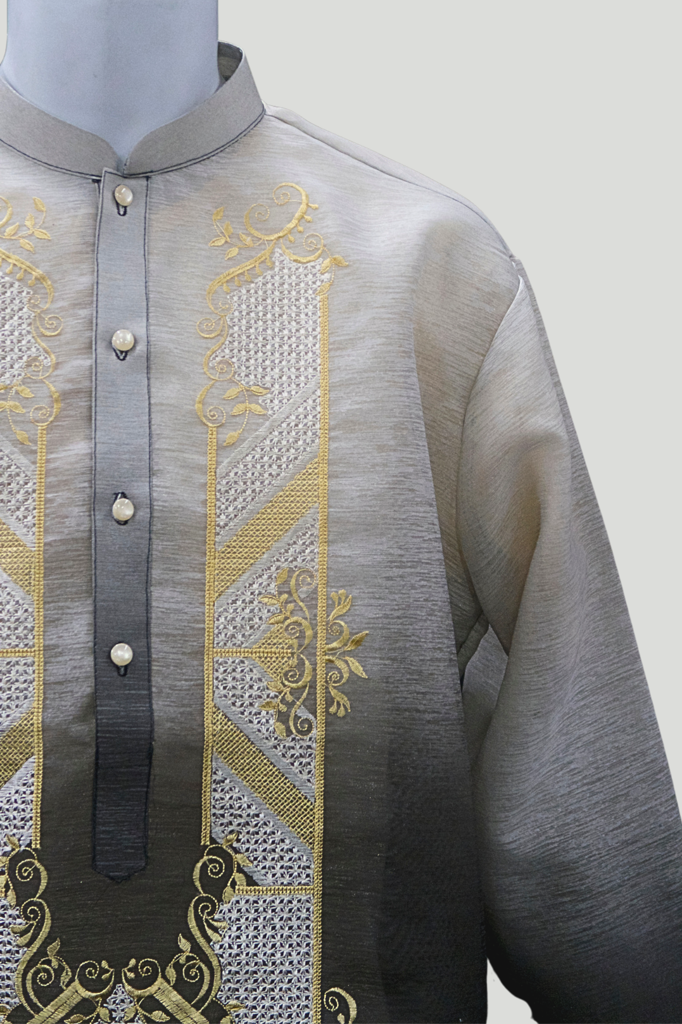 Jusilyn Barong - Black Ombre w/ Gold