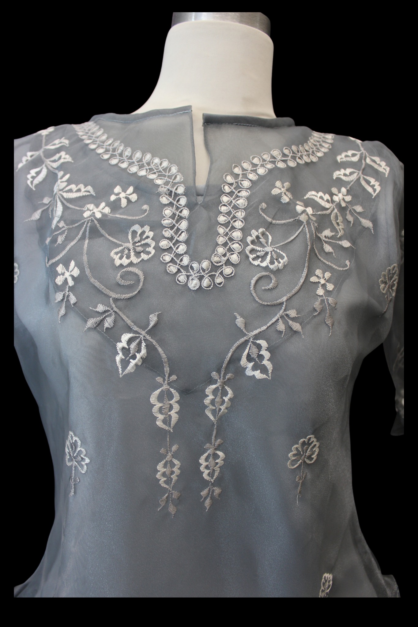 Kimona w/ Camisole - Gray