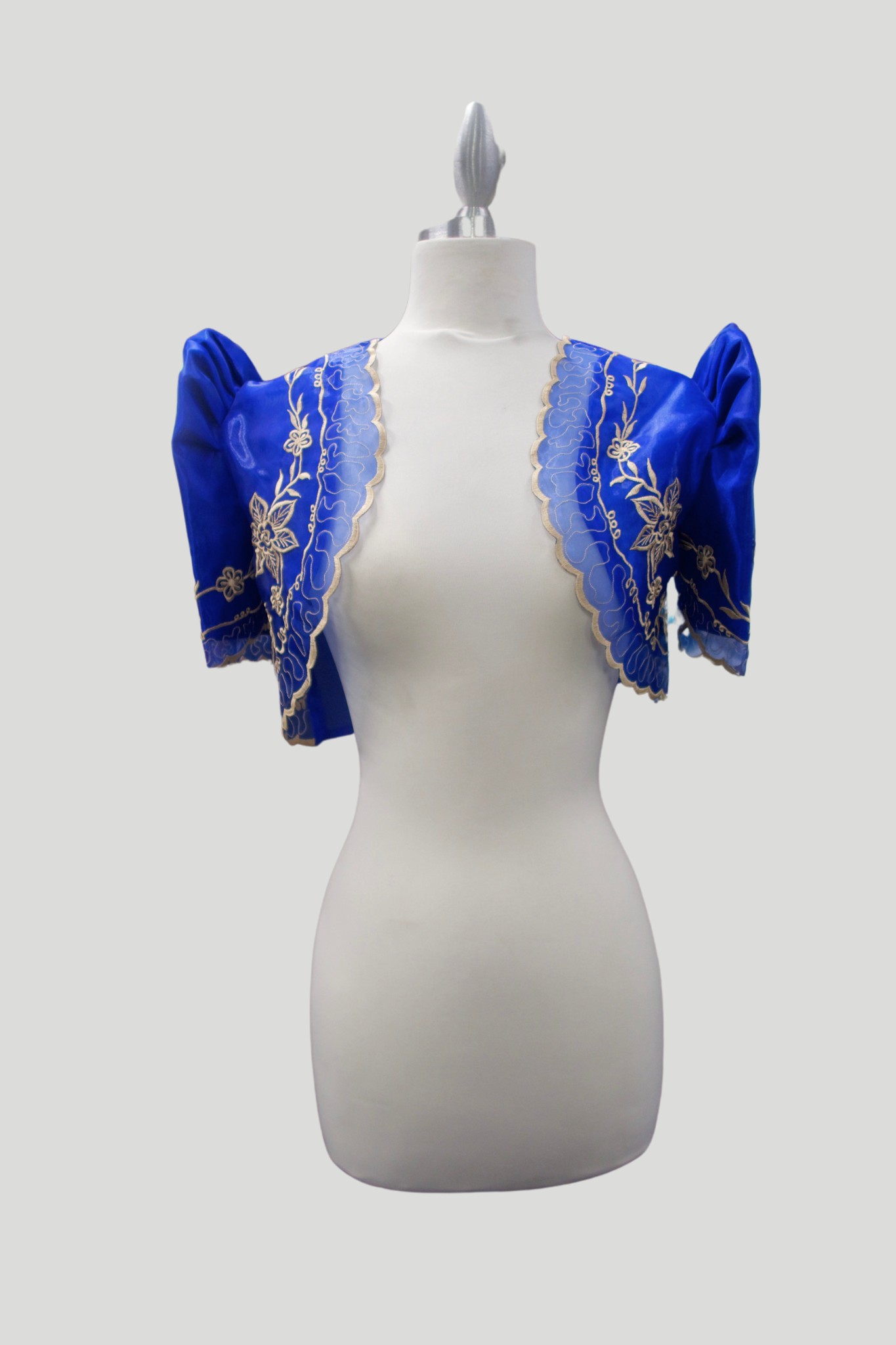 Crop Lace Bolero - Royal Blue