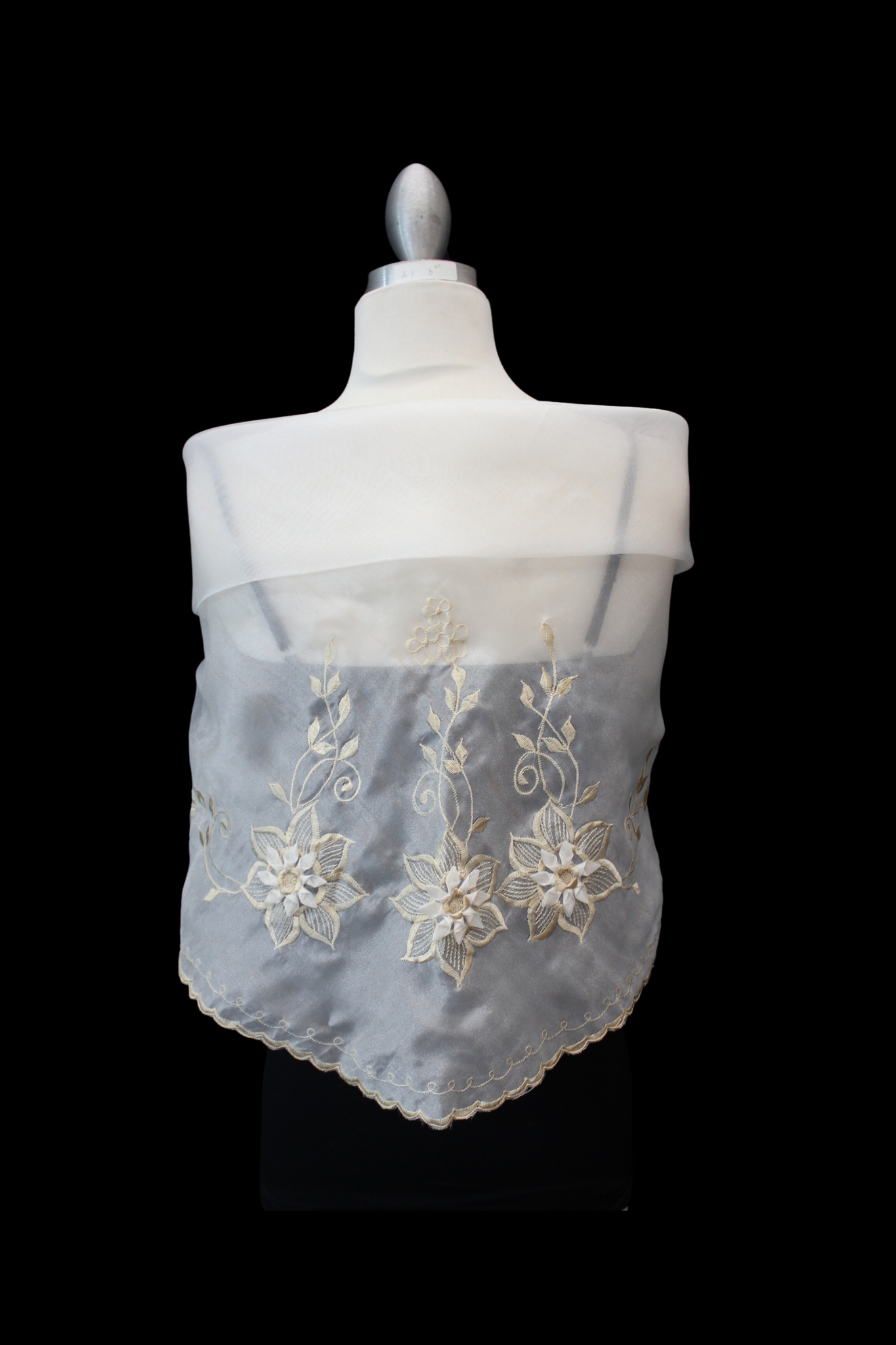 Embroidered Alampay - Ivory #2