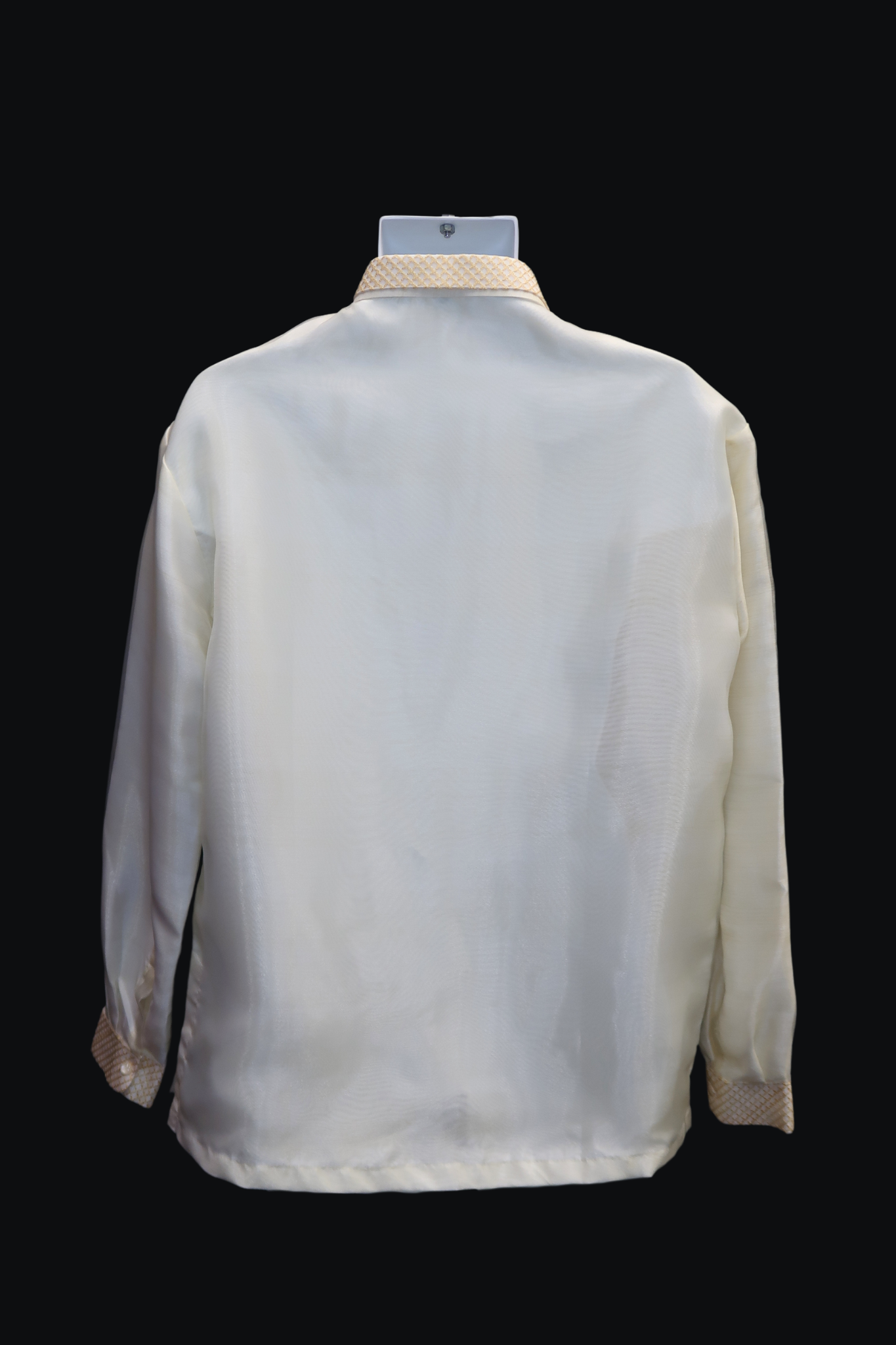 Beige & Gold Organza Barong