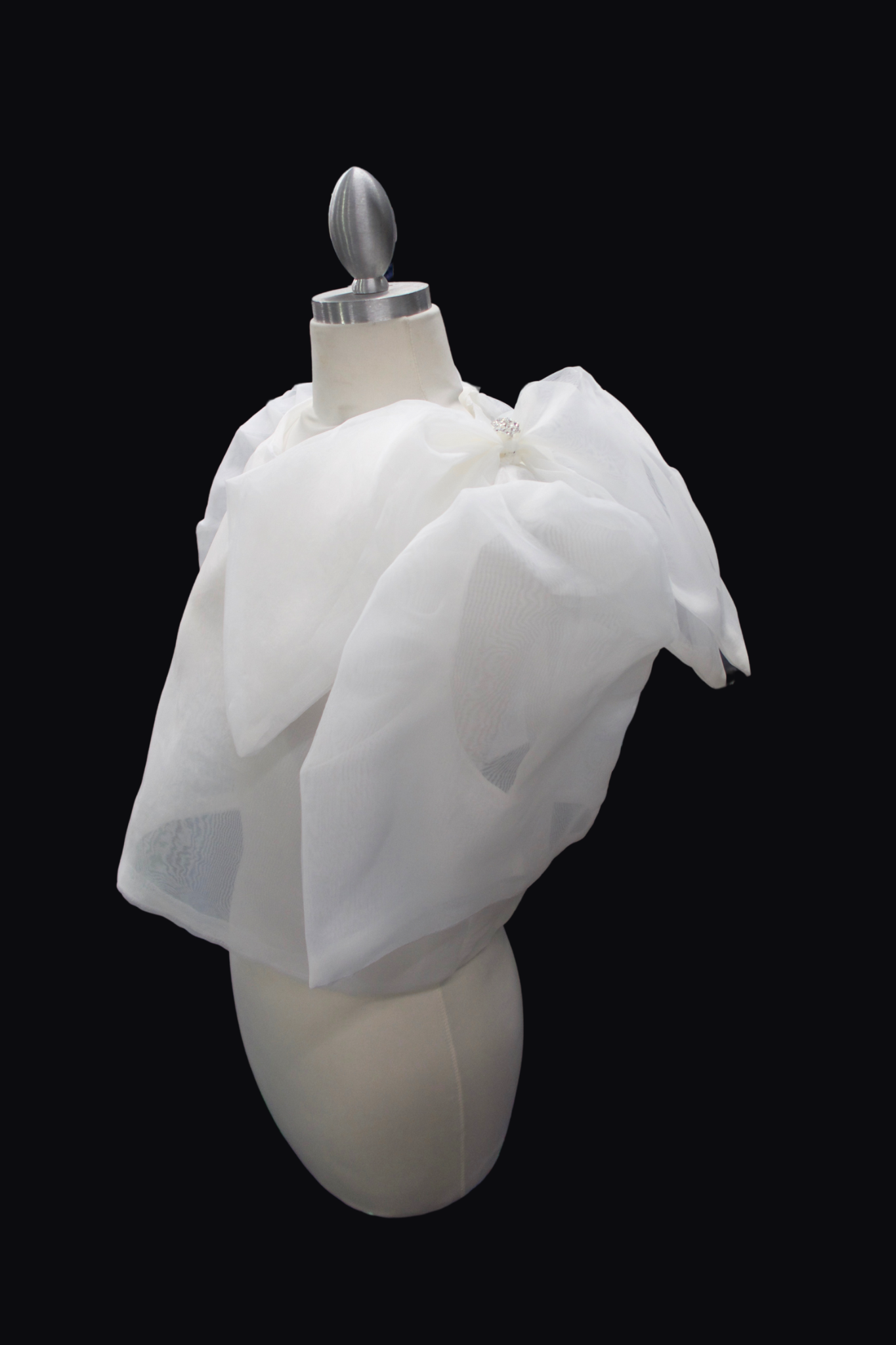 Mara Blouse w/ Bow - White