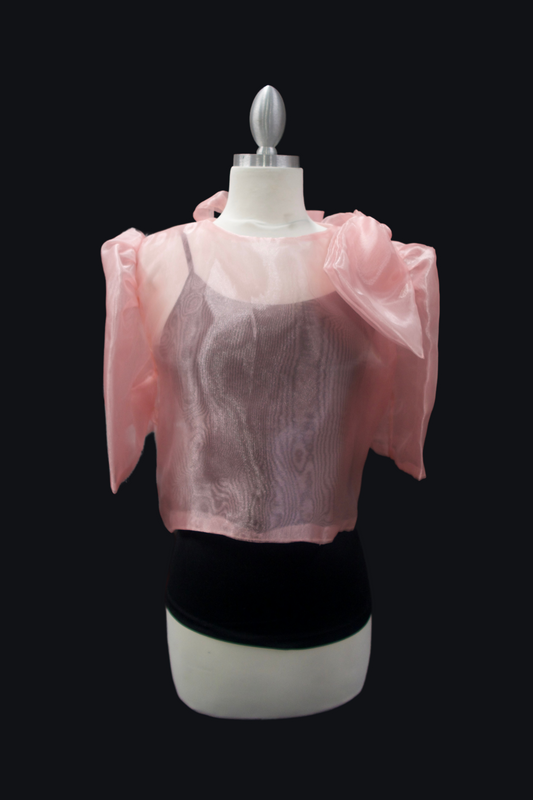 Mara Blouse w/ Bow - Pink