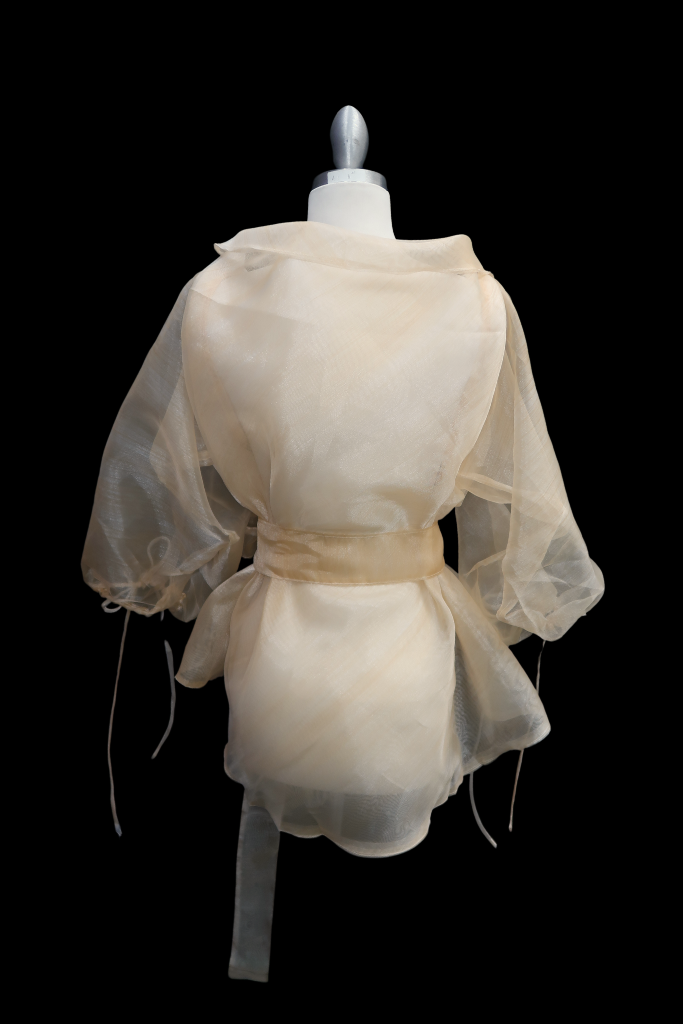 Beige Long Sleeve Wrap