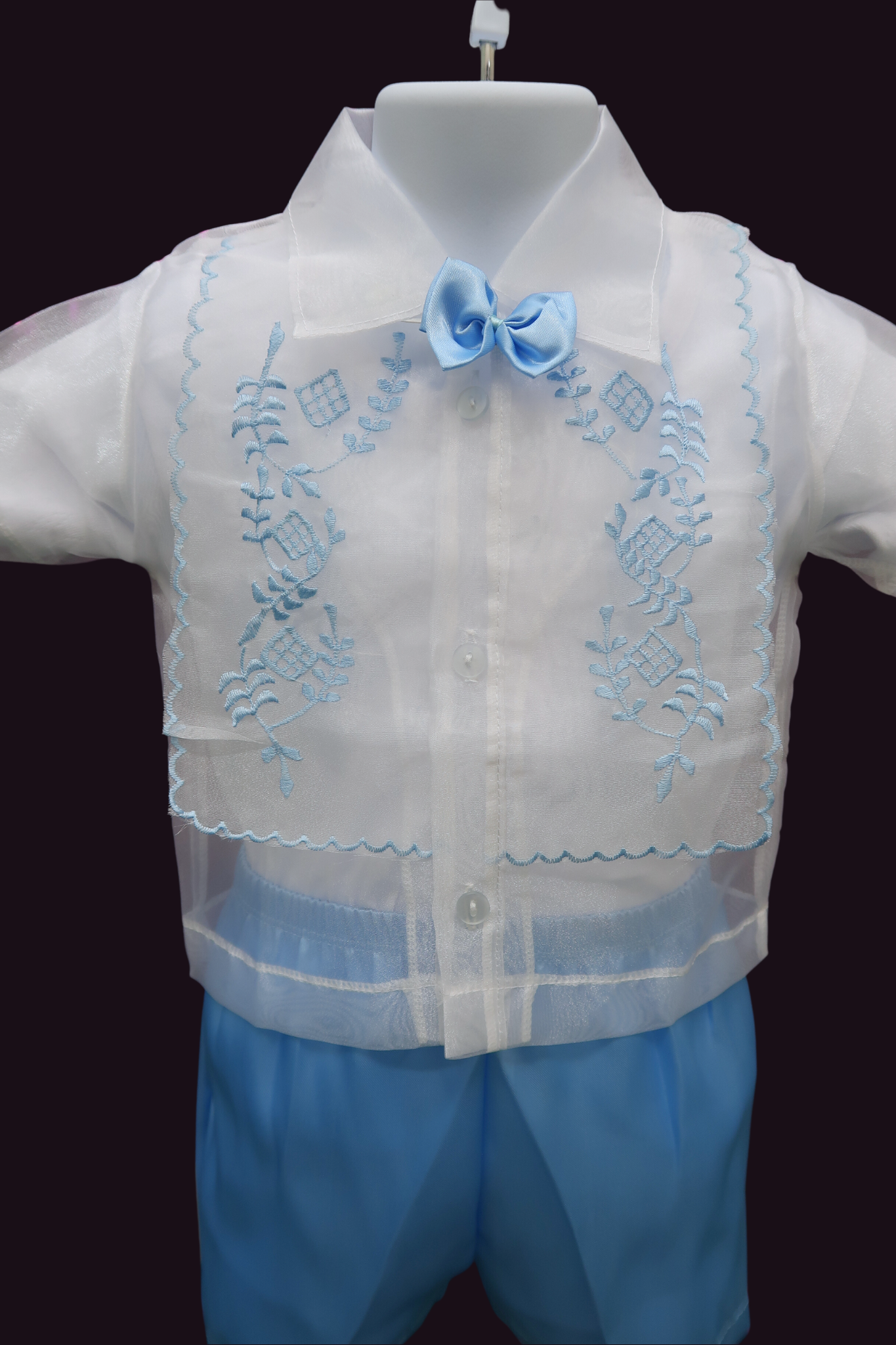 Organza Baptism Set - Blue