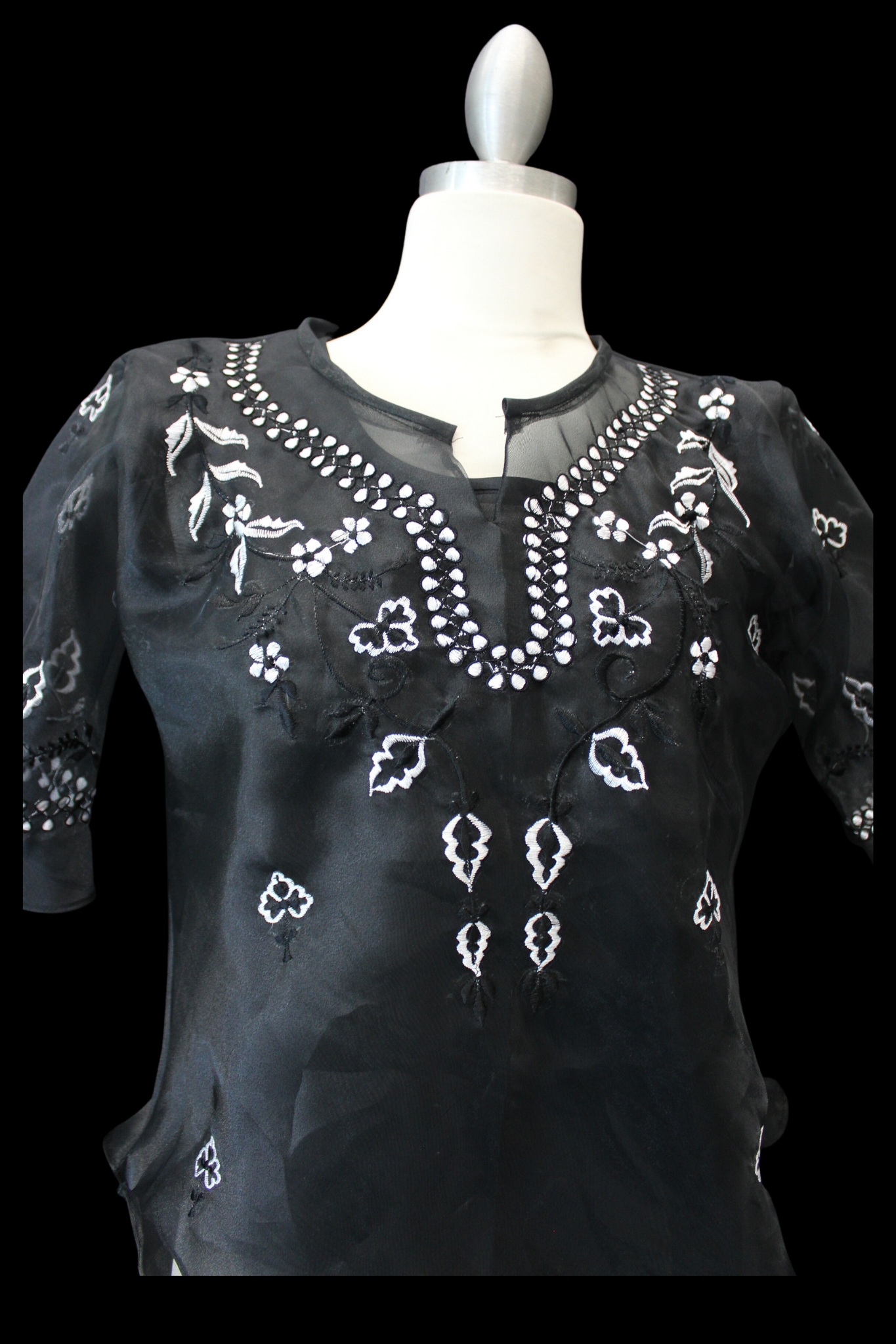 Kimona w/ Camisole - Black