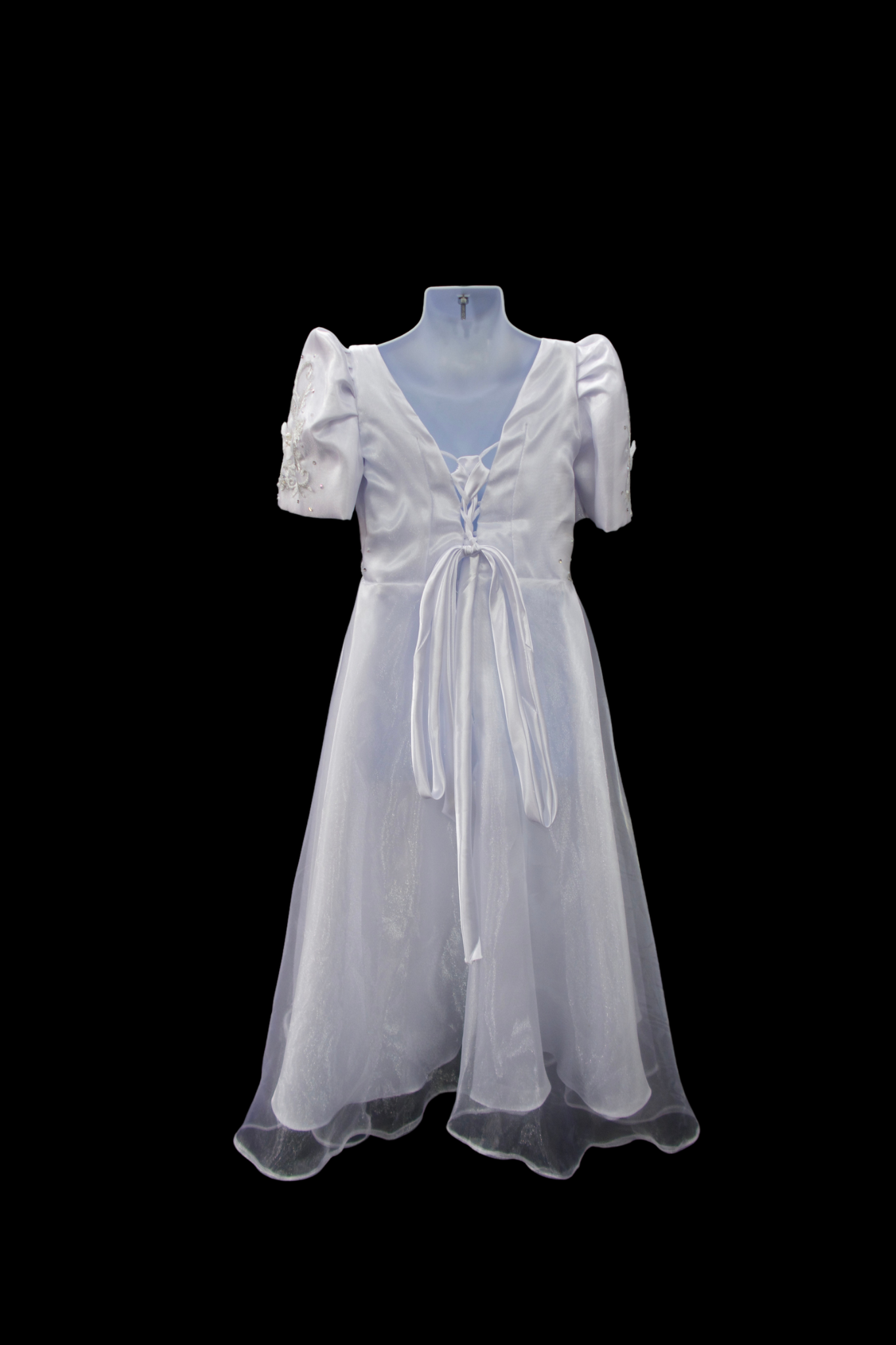 Girls' Filipiniana Gown - White