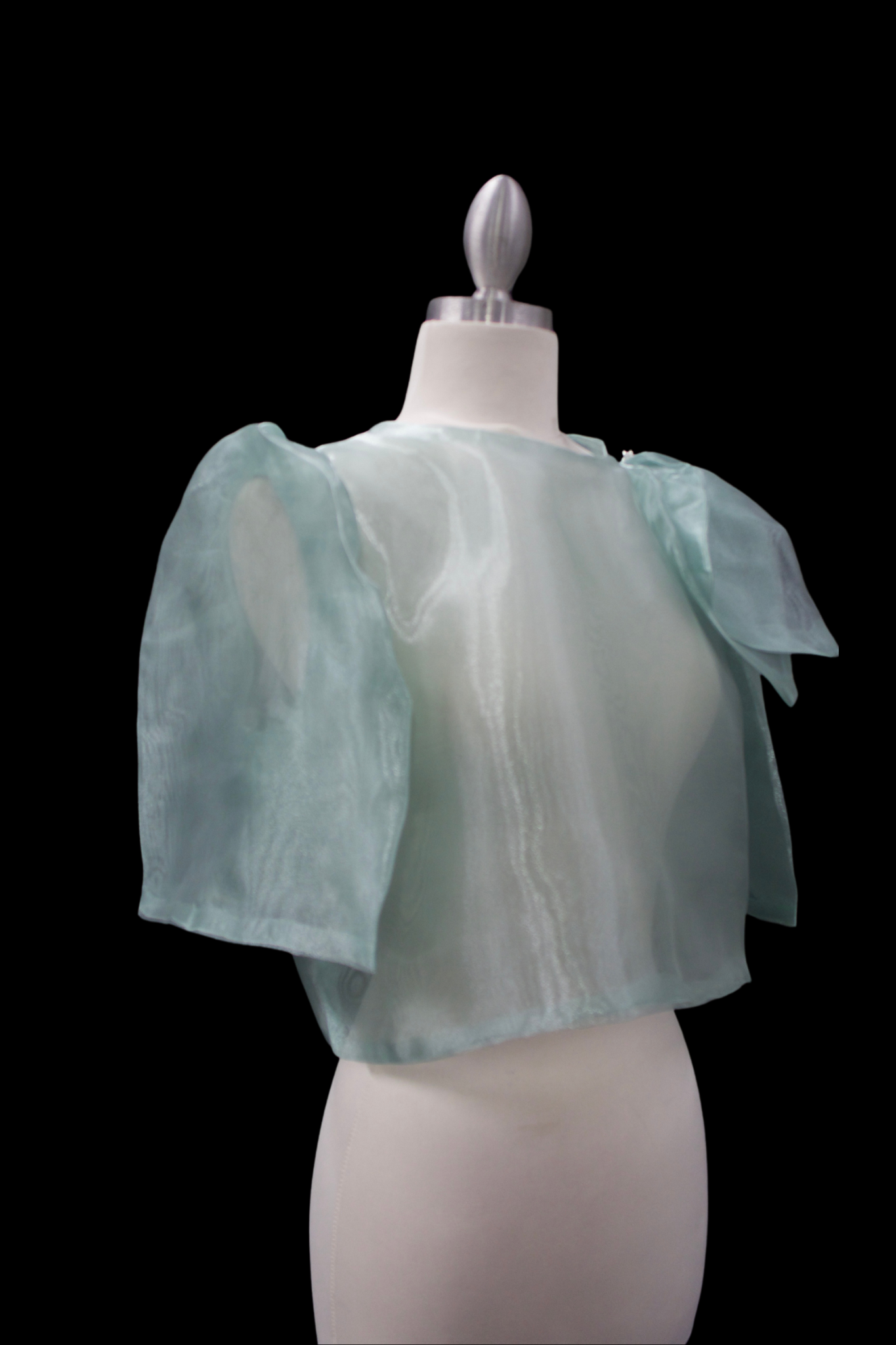 Mara Blouse w/ Bow - Sage Green