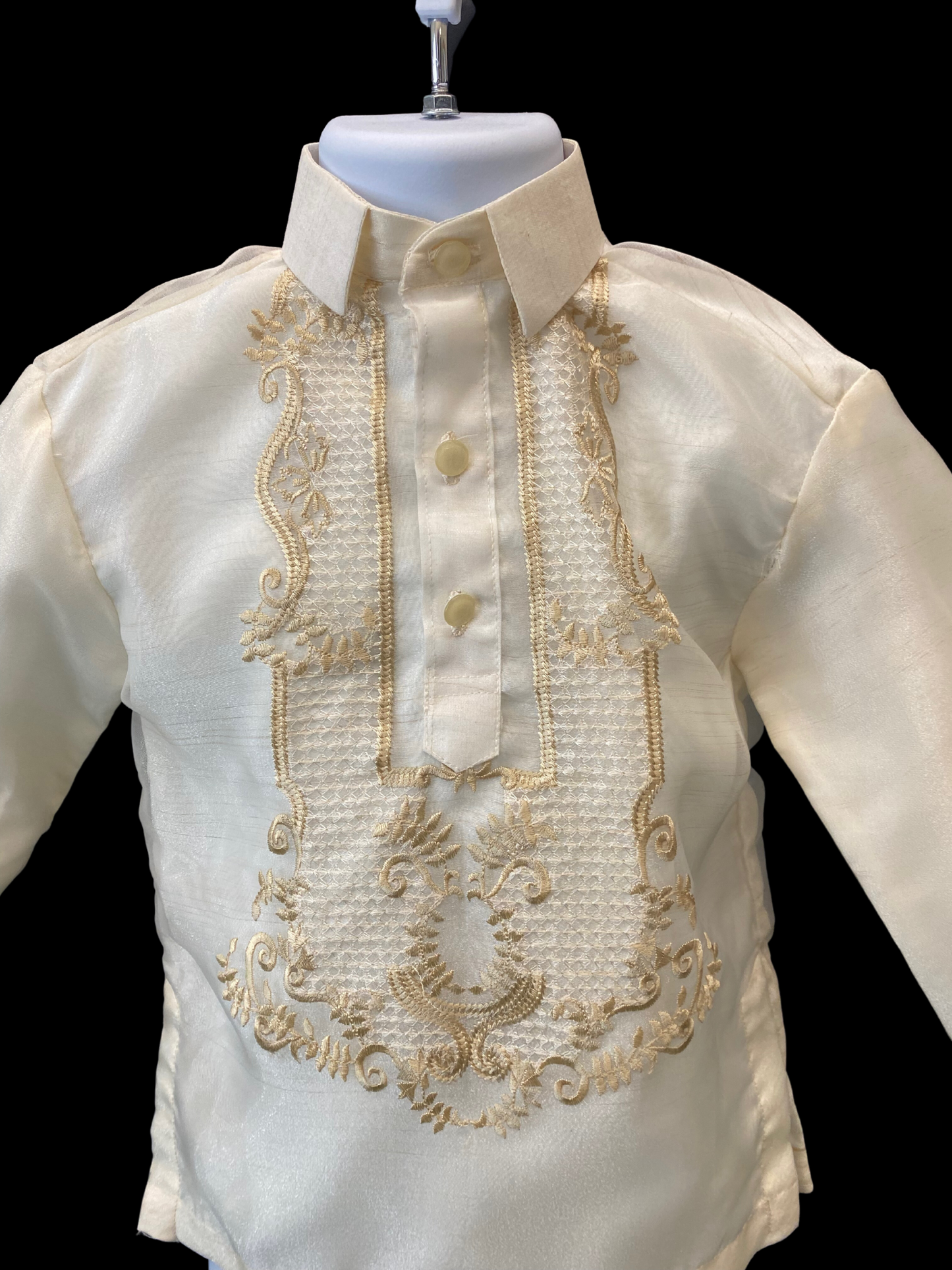 Kid's Pina Organza Barong - 04