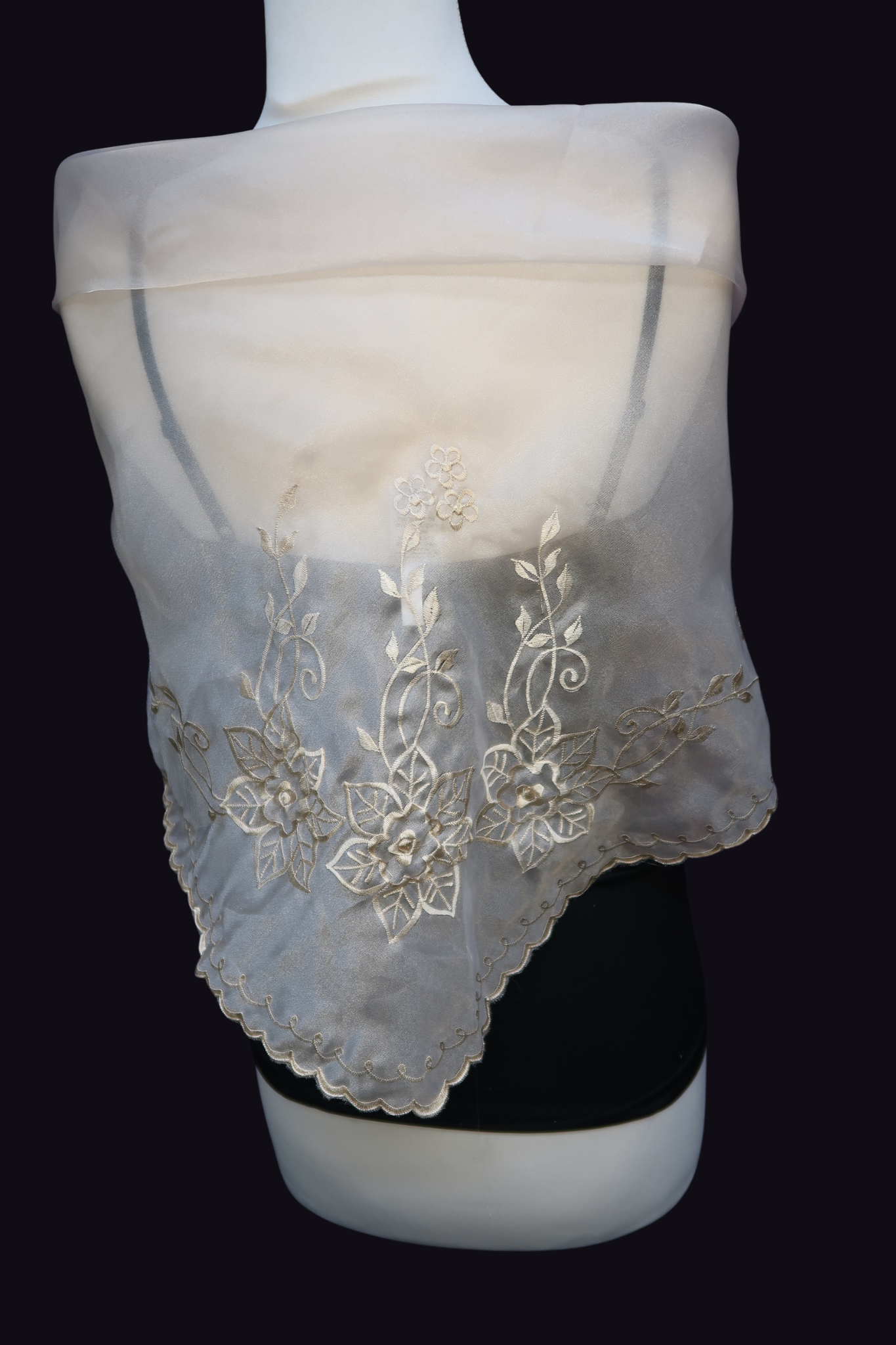 Embroidered Alampay - Beige 1