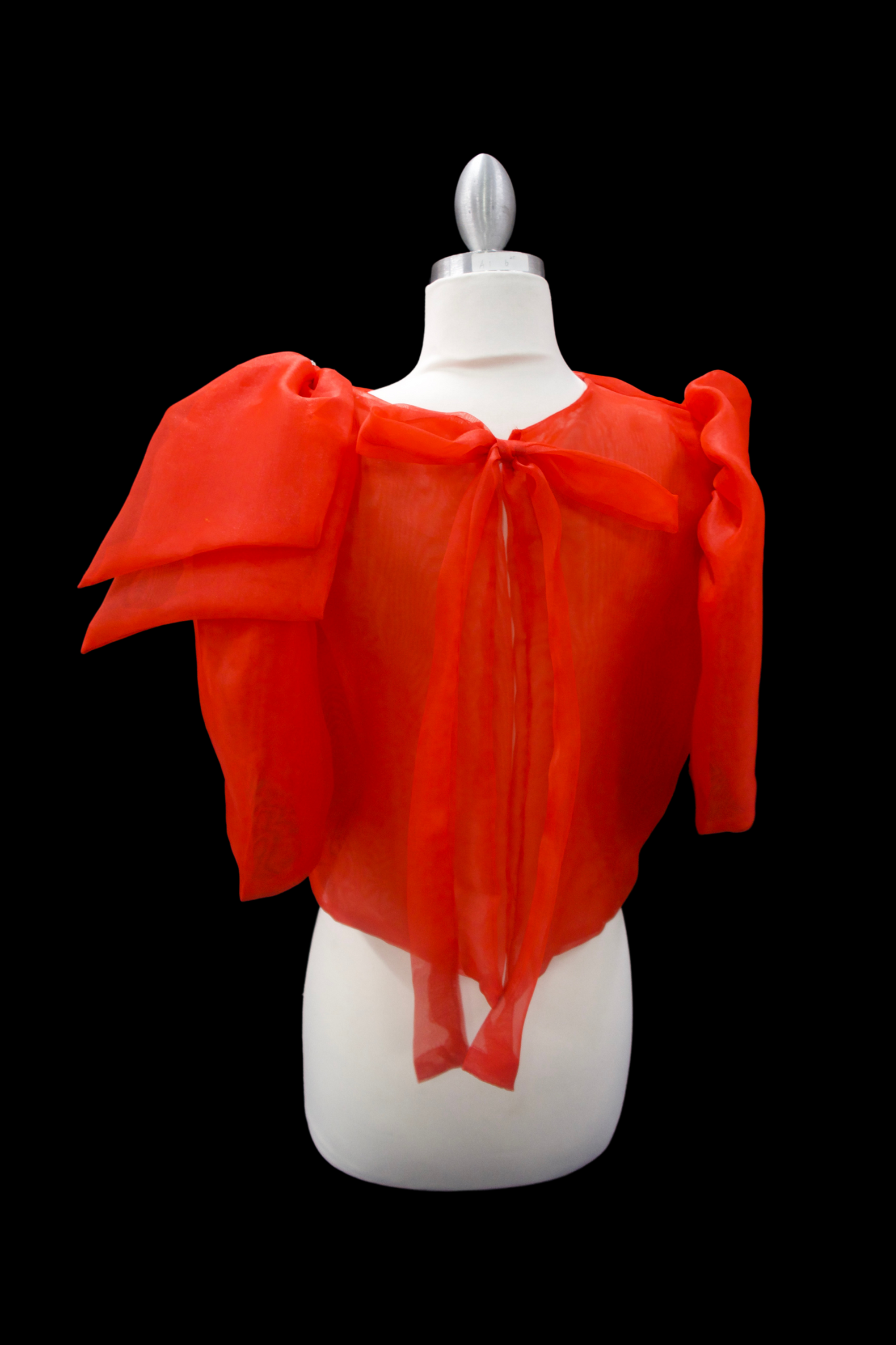 Mara Blouse w/ Bow - Red