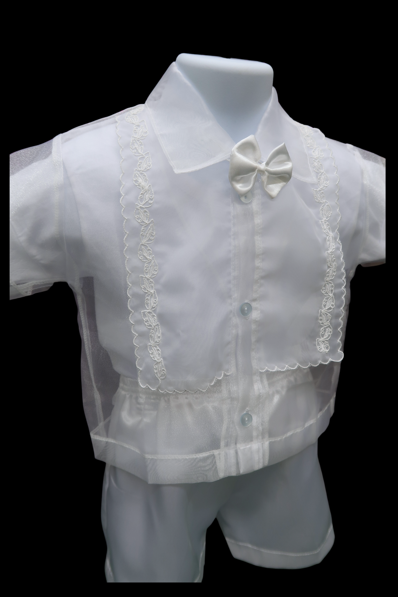 Organza Baptism Set - White