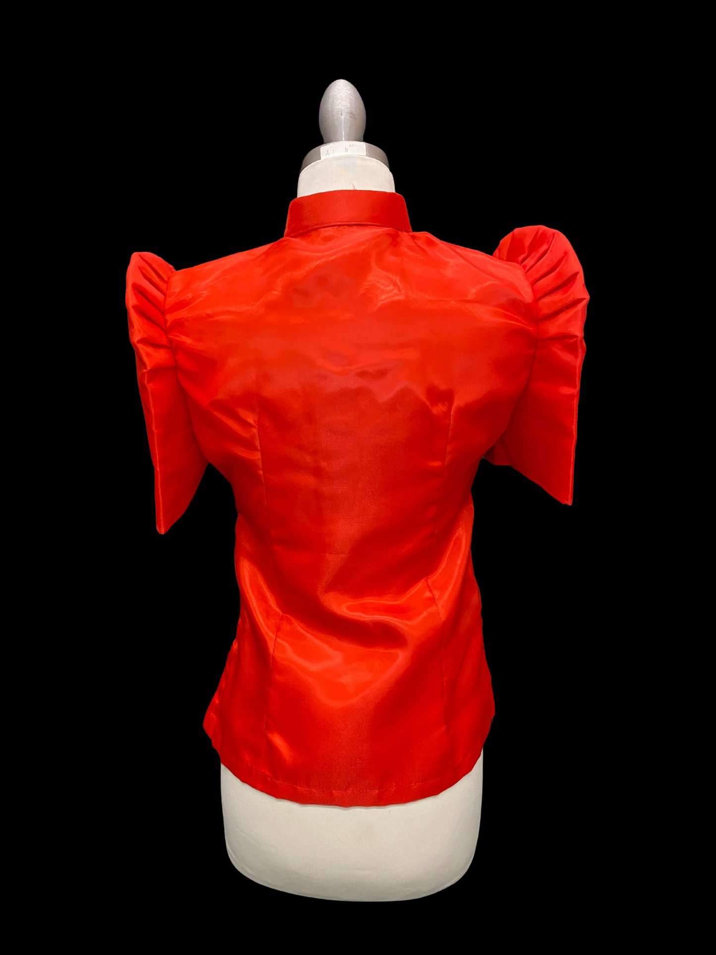Red Satin Mestiza Blouse
