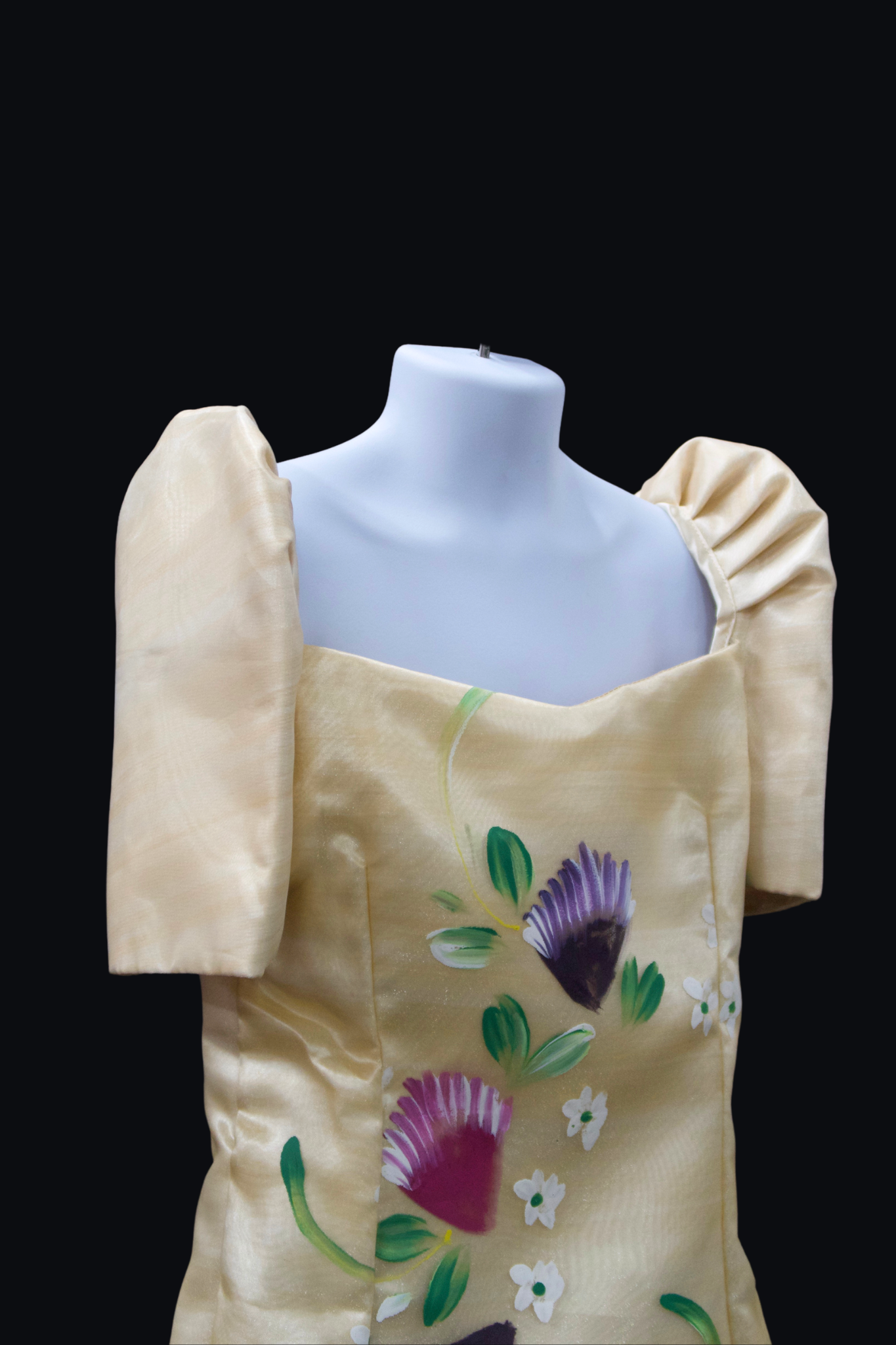 Girl's Hand Painted Barong Dress