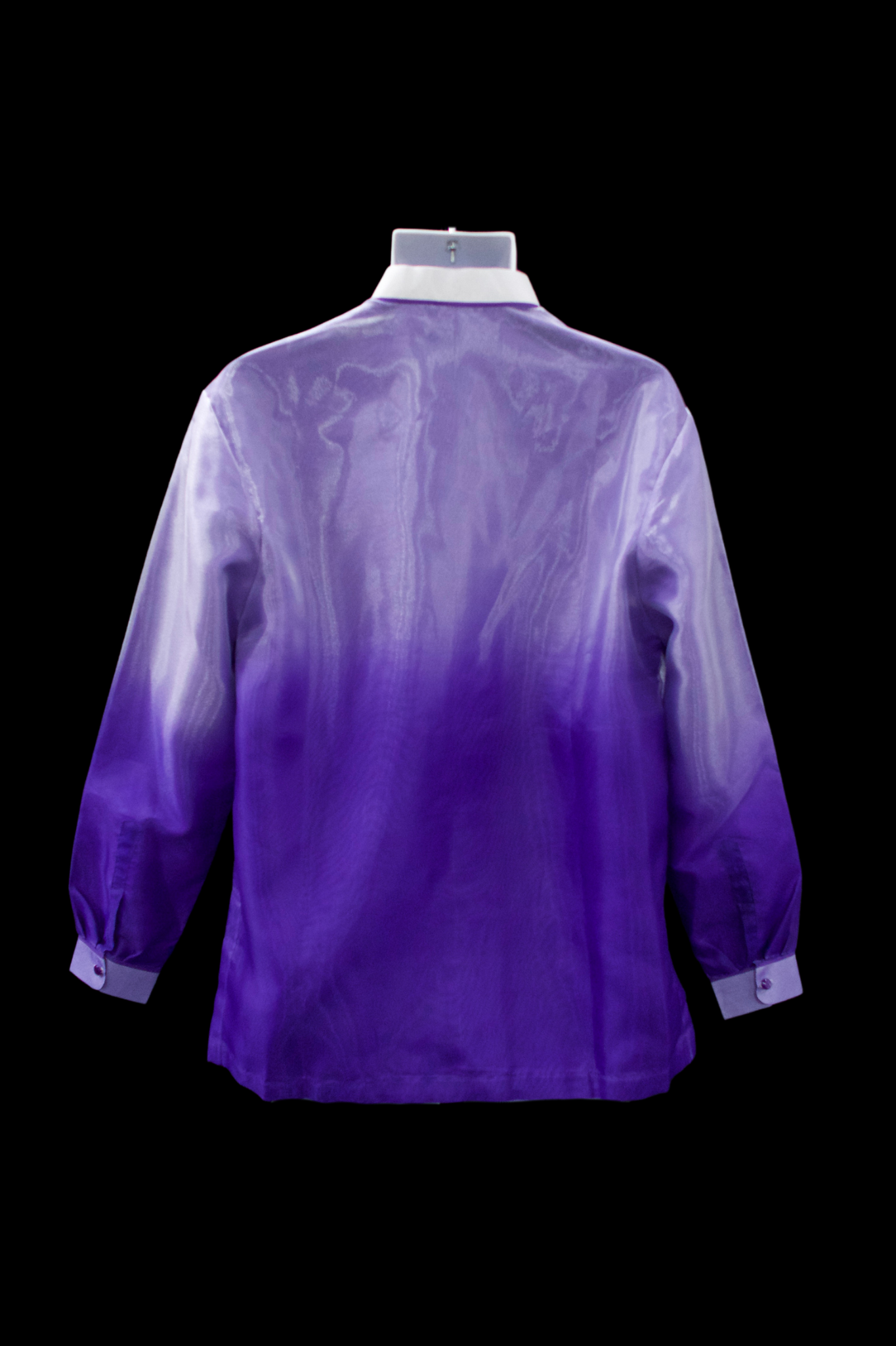 Hand Painted Organza Barong - Purple