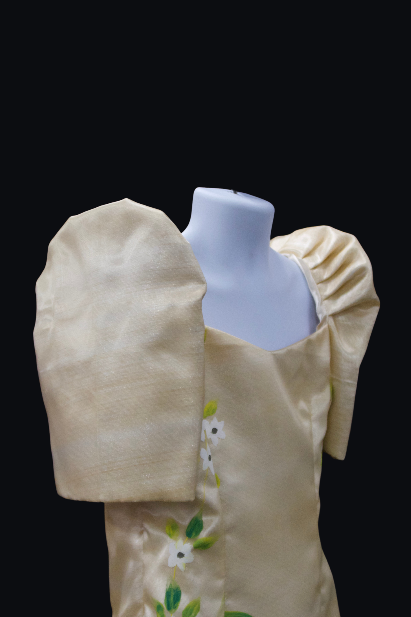 Girl's Hand Painted Barong Dress 2