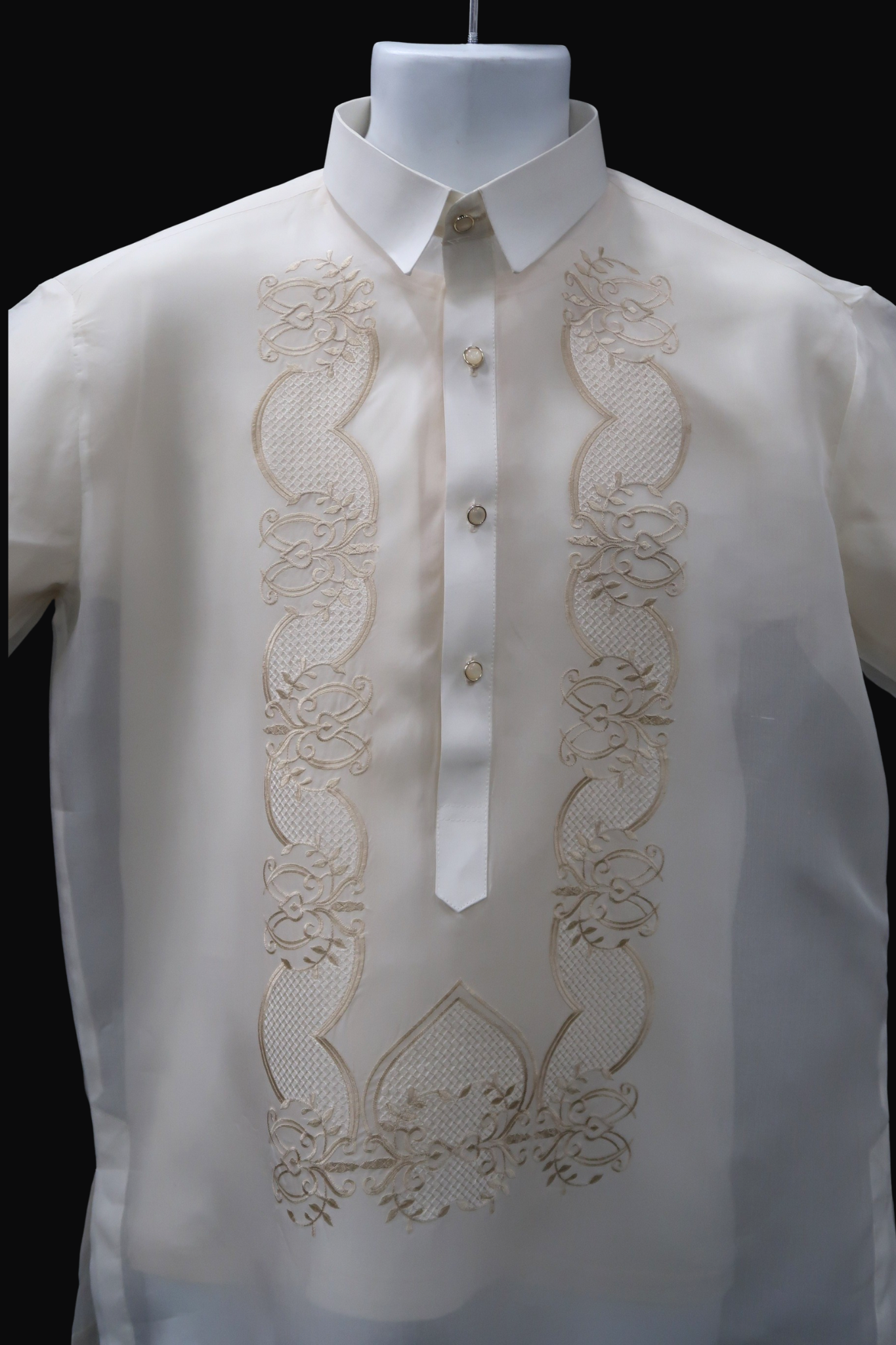 Jusi Short Sleeve Barong - Spade