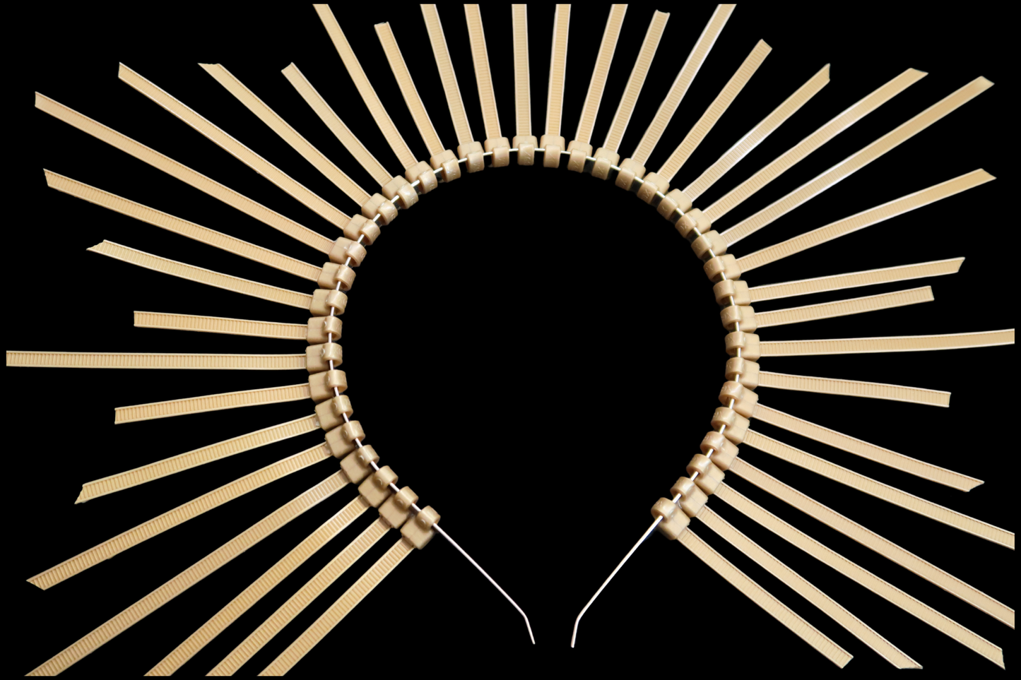 Gold Sunburst Halo Headpiece