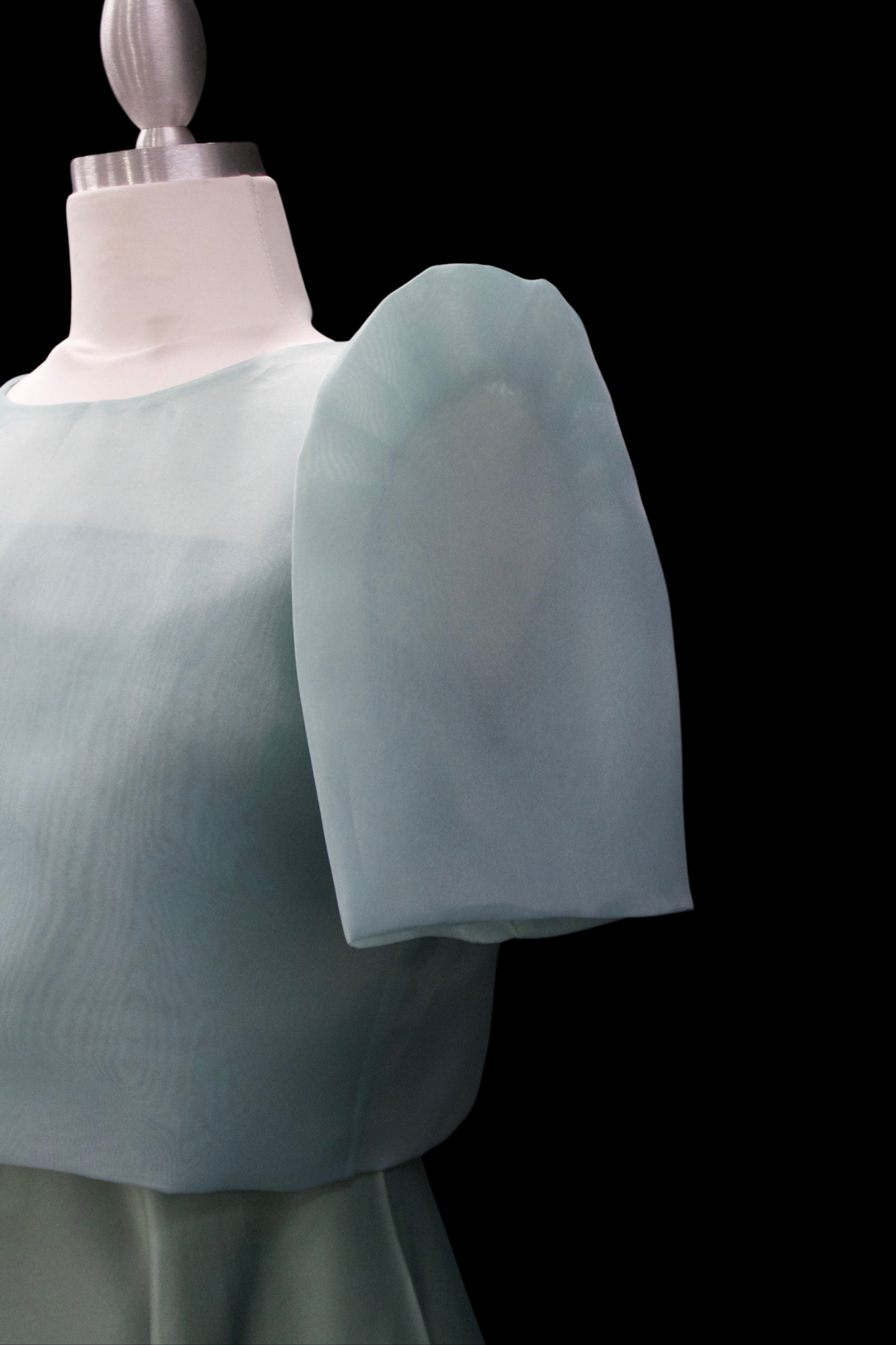 "Sarah" Bow Blouse & Midi Dress Set - Sage Green