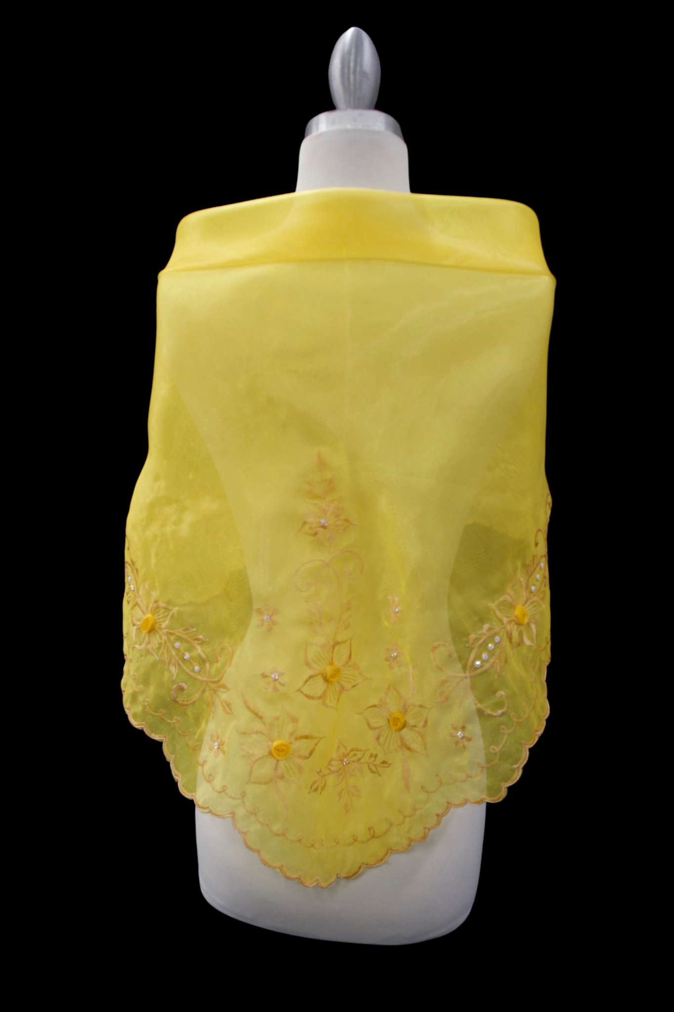 Embroidered Alampay - Yellow