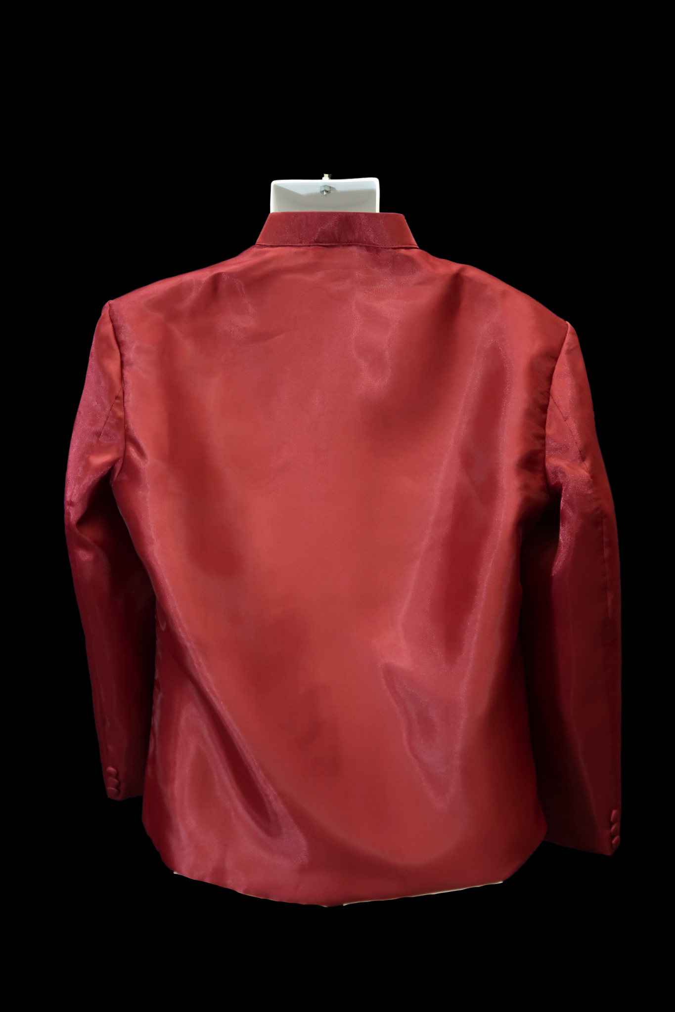 Organza Coat Barong - Burgundy