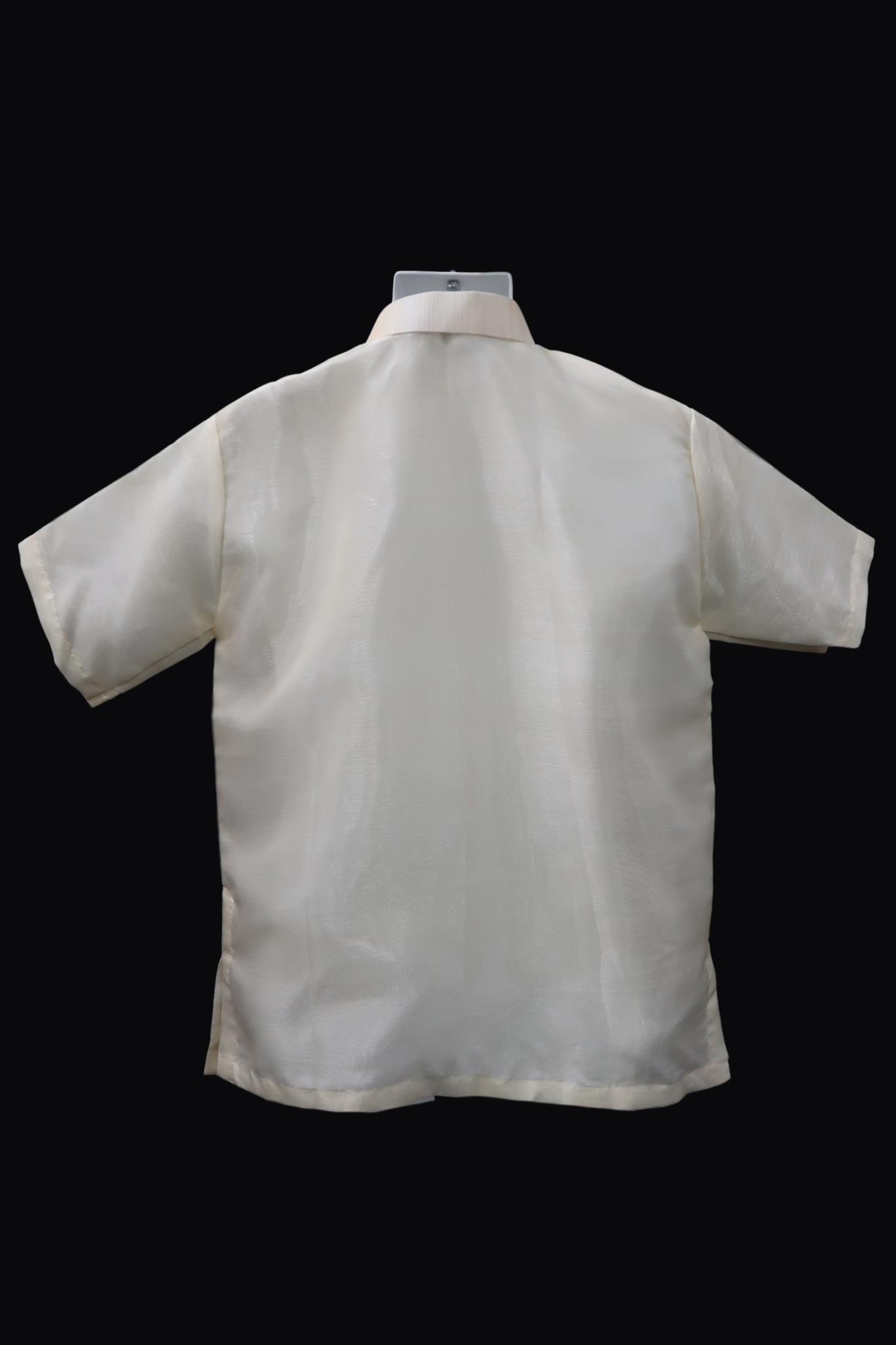 Short Sleeve Pina Organza Barong - Emiliano