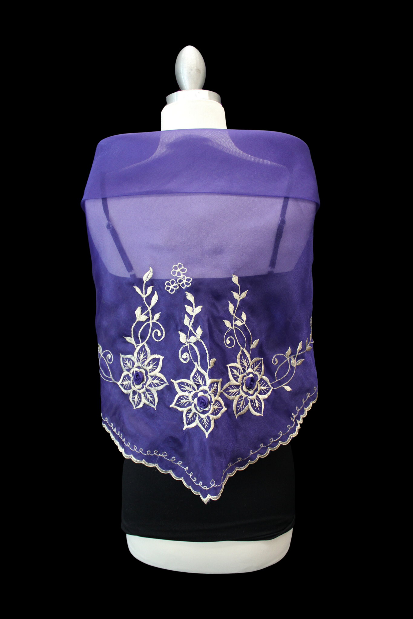 Embroidered Alampay - Purple