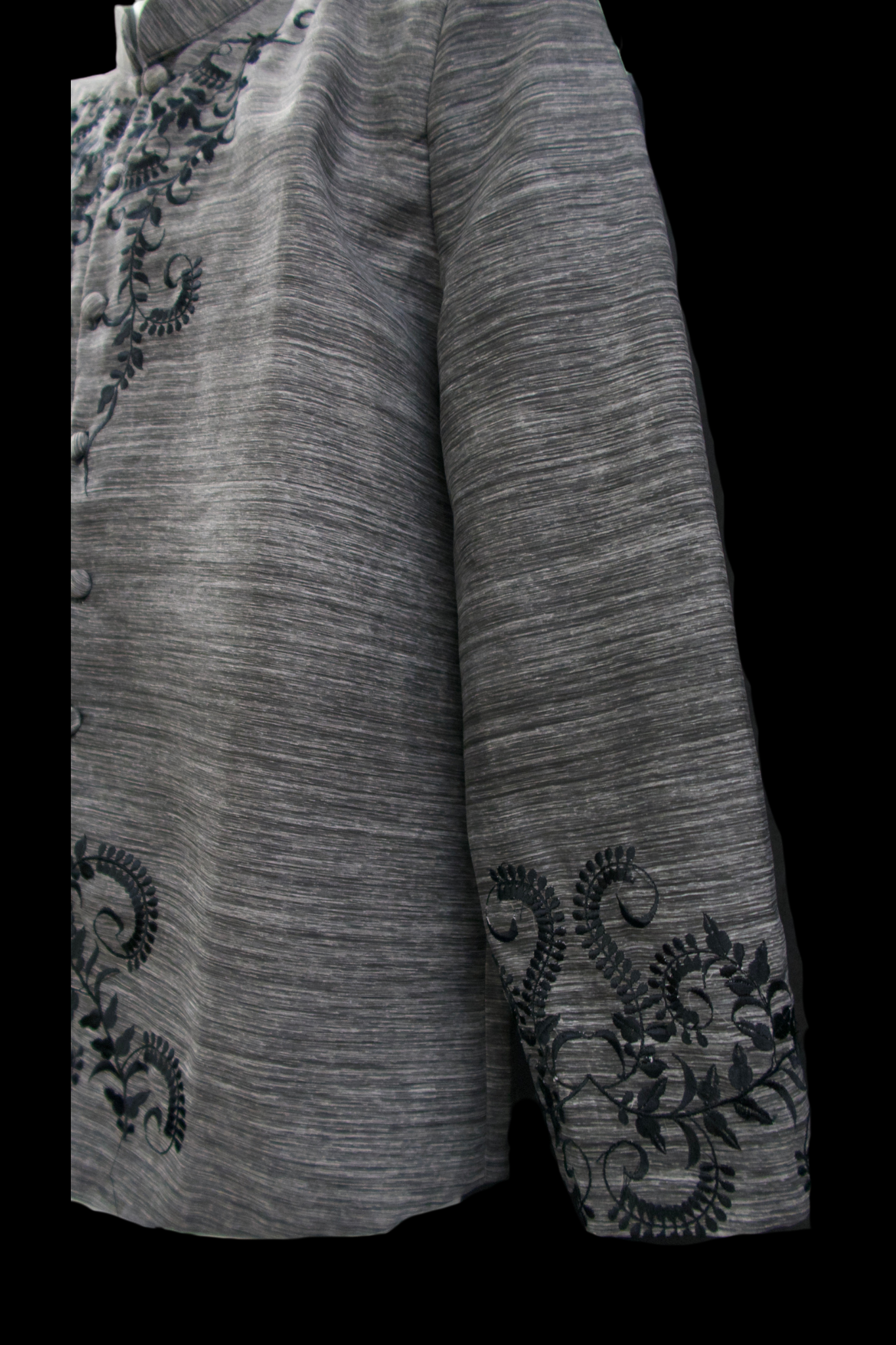 Jusilyn Coat Barong - Pina Black
