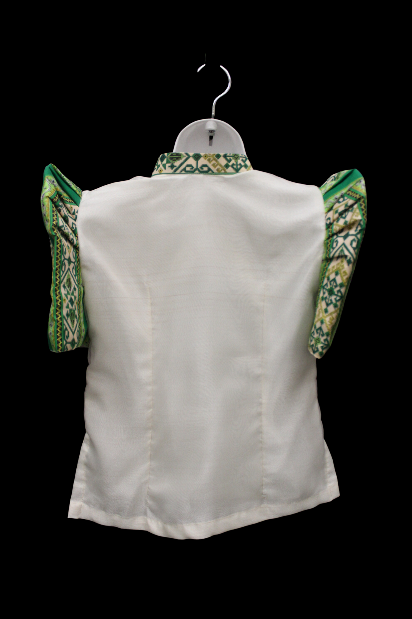 Tribal Print Inspired Mestiza Blouse - Green