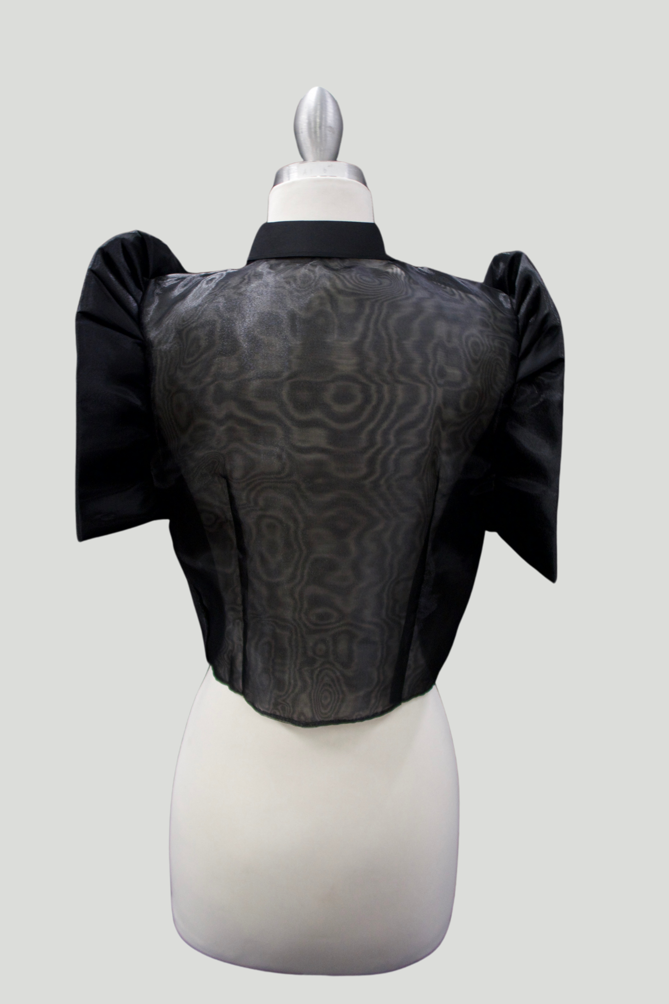 Triangle Single Button Bolero - Black